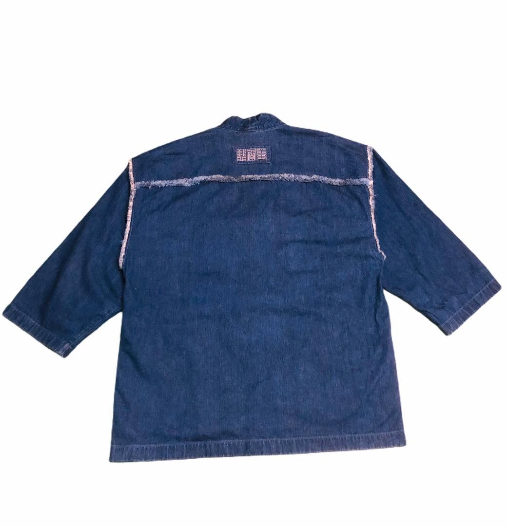 Indigo KAPITAL Kiro Hirata Indigo Sashiko Blue Denim Kimono Japan Size US M / EU 48-50 / 2 - 5 Thumbnail