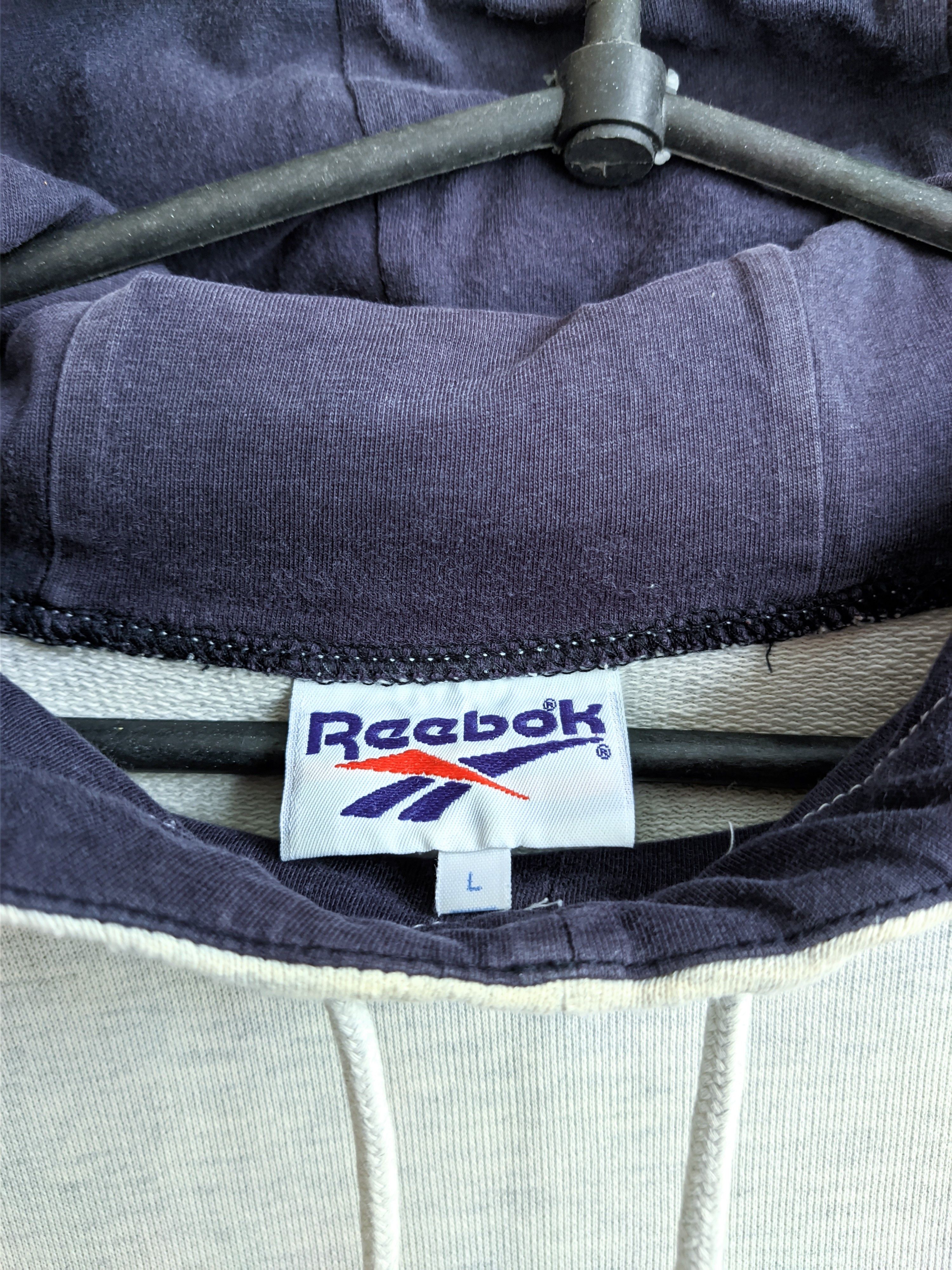 Reebok Reebok vintage hoodie big logo 90s gray Size US L / EU 52-54 / 3 - 8 Thumbnail