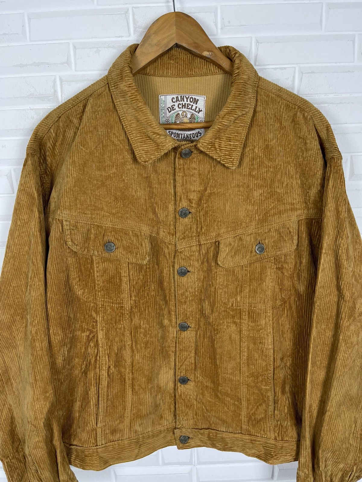Vintage VINTAGE TRUCKER DENIM CANYON DE CHELLY CORDUROY Size US M / EU 48-50 / 2 - 2 Thumbnail