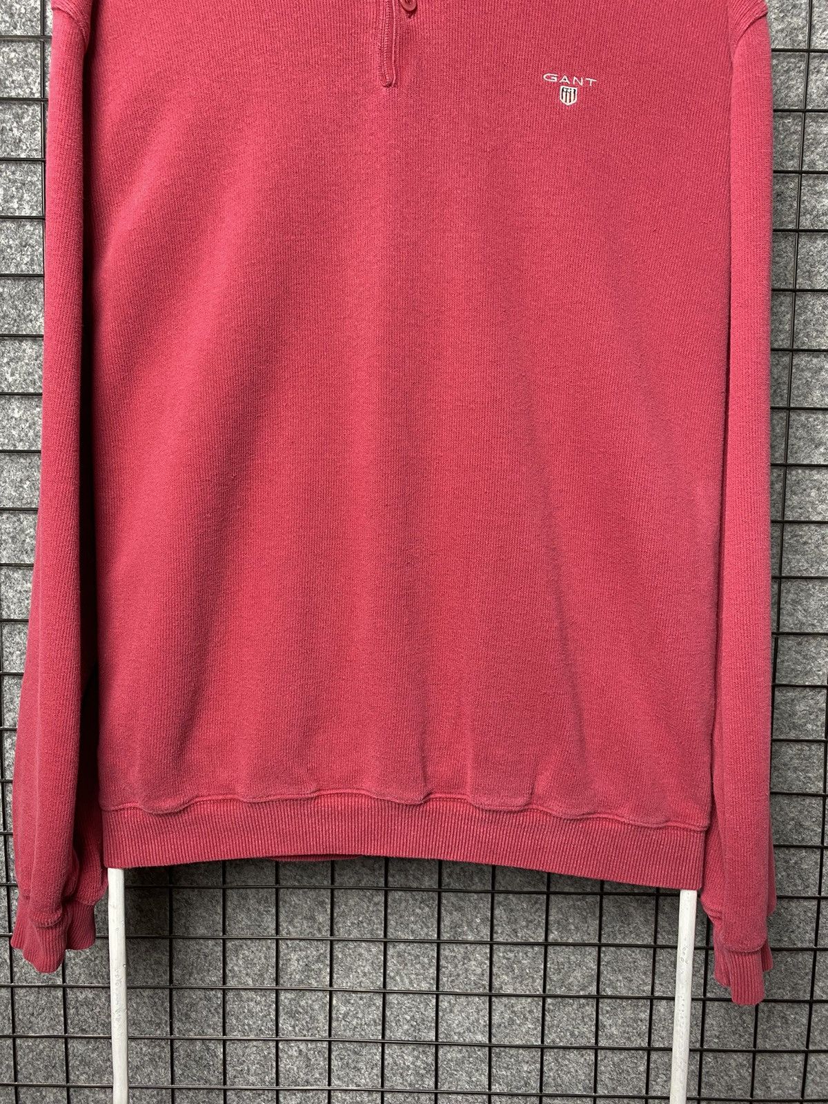 Gant Gant Vintage Half Button Long Sleeve T-Shirt Size L Size US L / EU 52-54 / 3 - 3 Thumbnail