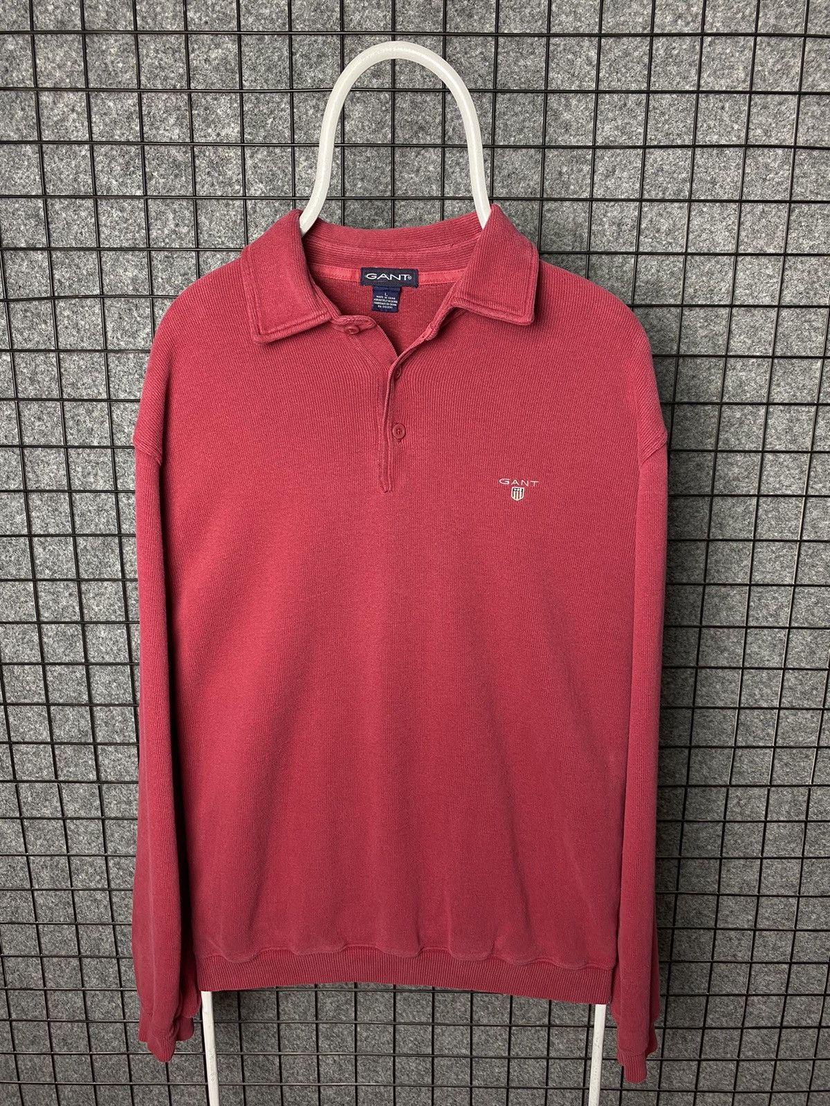 Gant Gant Vintage Half Button Long Sleeve T-Shirt Size L Size US L / EU 52-54 / 3 - 1 Thumbnail