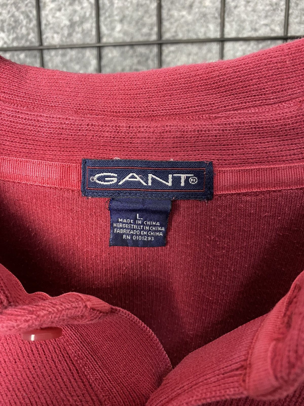 Gant Gant Vintage Half Button Long Sleeve T-Shirt Size L Size US L / EU 52-54 / 3 - 4 Thumbnail