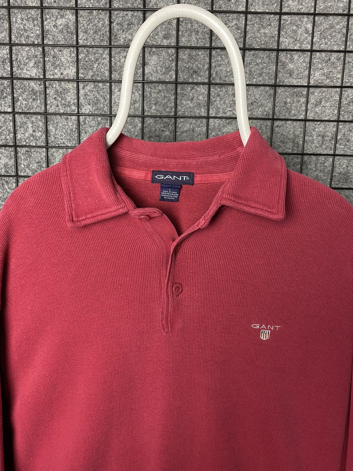 Gant Gant Vintage Half Button Long Sleeve T-Shirt Size L Size US L / EU 52-54 / 3 - 2 Thumbnail