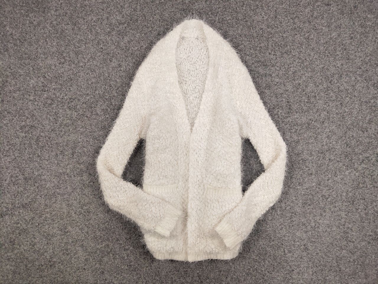 Hysteric Glamour Rare Vintage Japanese Cardigan Mohair Style Fuzzy Sweater Size L / US 10 / IT 46 - 10 Thumbnail