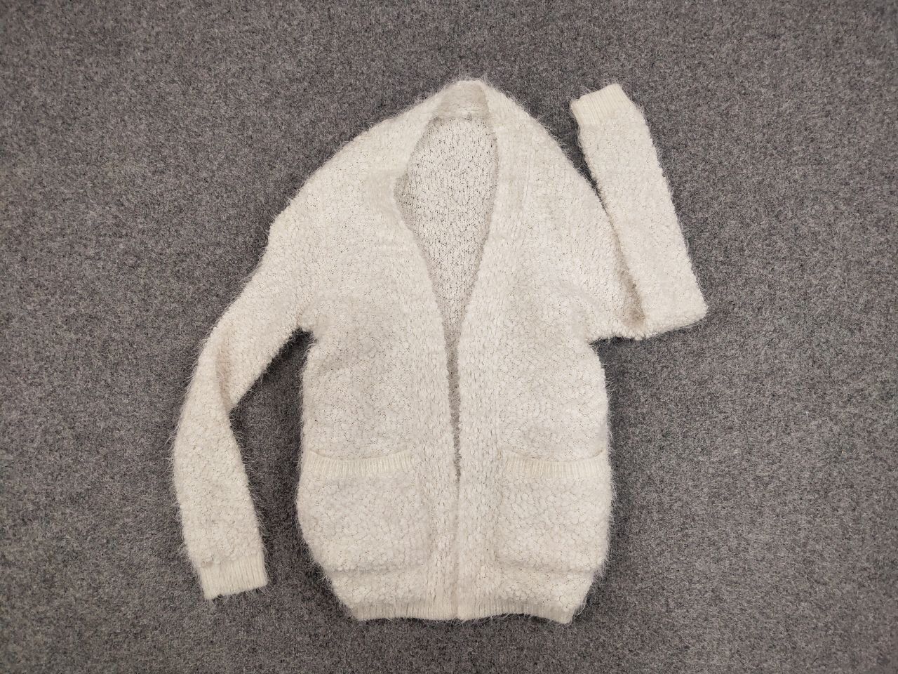 Hysteric Glamour Rare Vintage Japanese Cardigan Mohair Style Fuzzy Sweater Size L / US 10 / IT 46 - 11 Thumbnail