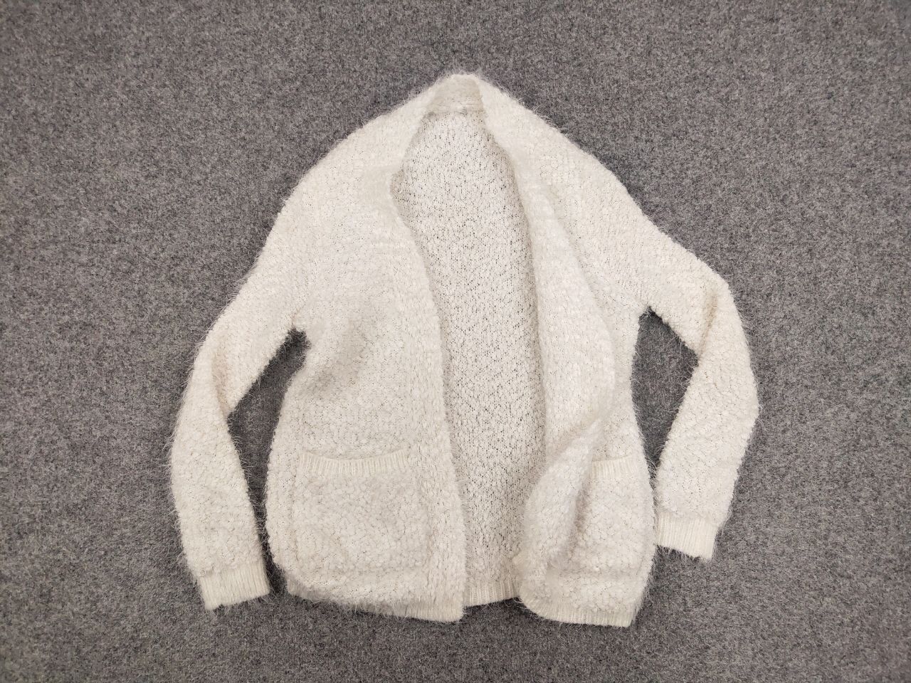 Hysteric Glamour Rare Vintage Japanese Cardigan Mohair Style Fuzzy Sweater Size L / US 10 / IT 46 - 12 Thumbnail