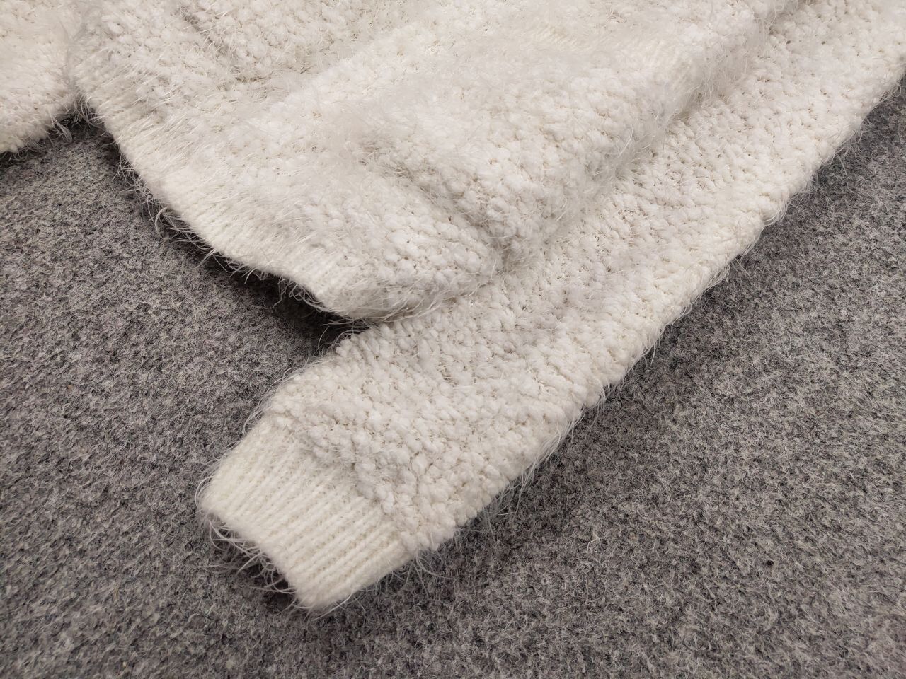 Hysteric Glamour Rare Vintage Japanese Cardigan Mohair Style Fuzzy Sweater Size L / US 10 / IT 46 - 5 Thumbnail