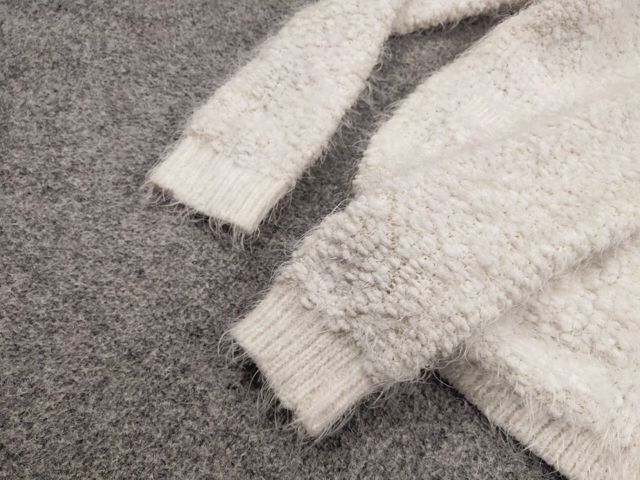 Hysteric Glamour Rare Vintage Japanese Cardigan Mohair Style Fuzzy Sweater Size L / US 10 / IT 46 - 13 Thumbnail