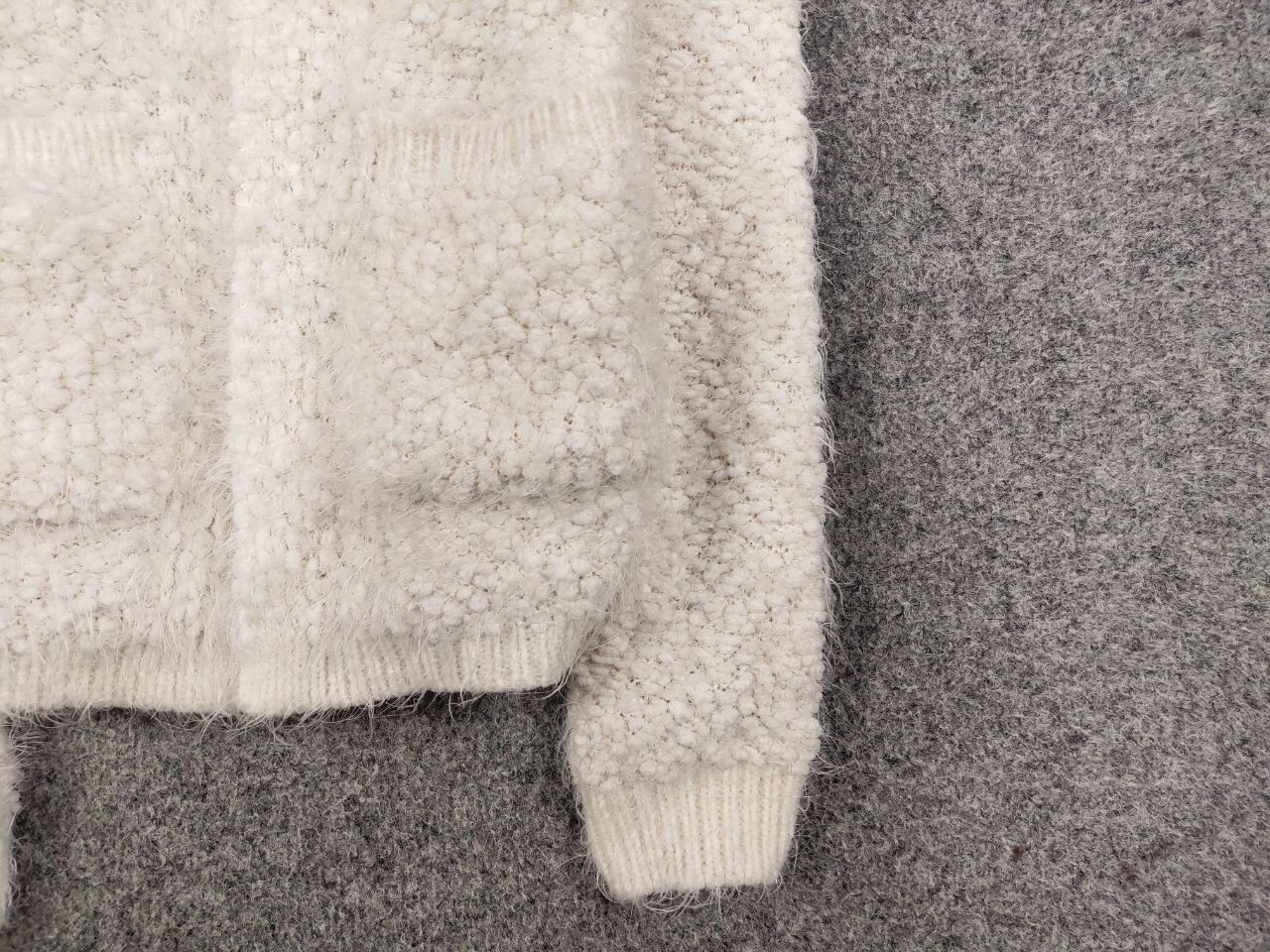 Hysteric Glamour Rare Vintage Japanese Cardigan Mohair Style Fuzzy Sweater Size L / US 10 / IT 46 - 9 Thumbnail