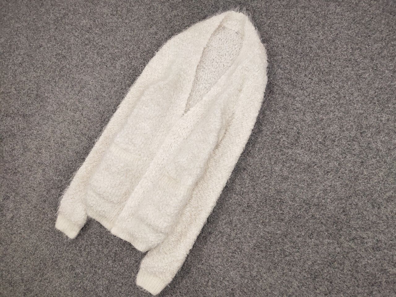 Hysteric Glamour Rare Vintage Japanese Cardigan Mohair Style Fuzzy Sweater Size L / US 10 / IT 46 - 3 Thumbnail