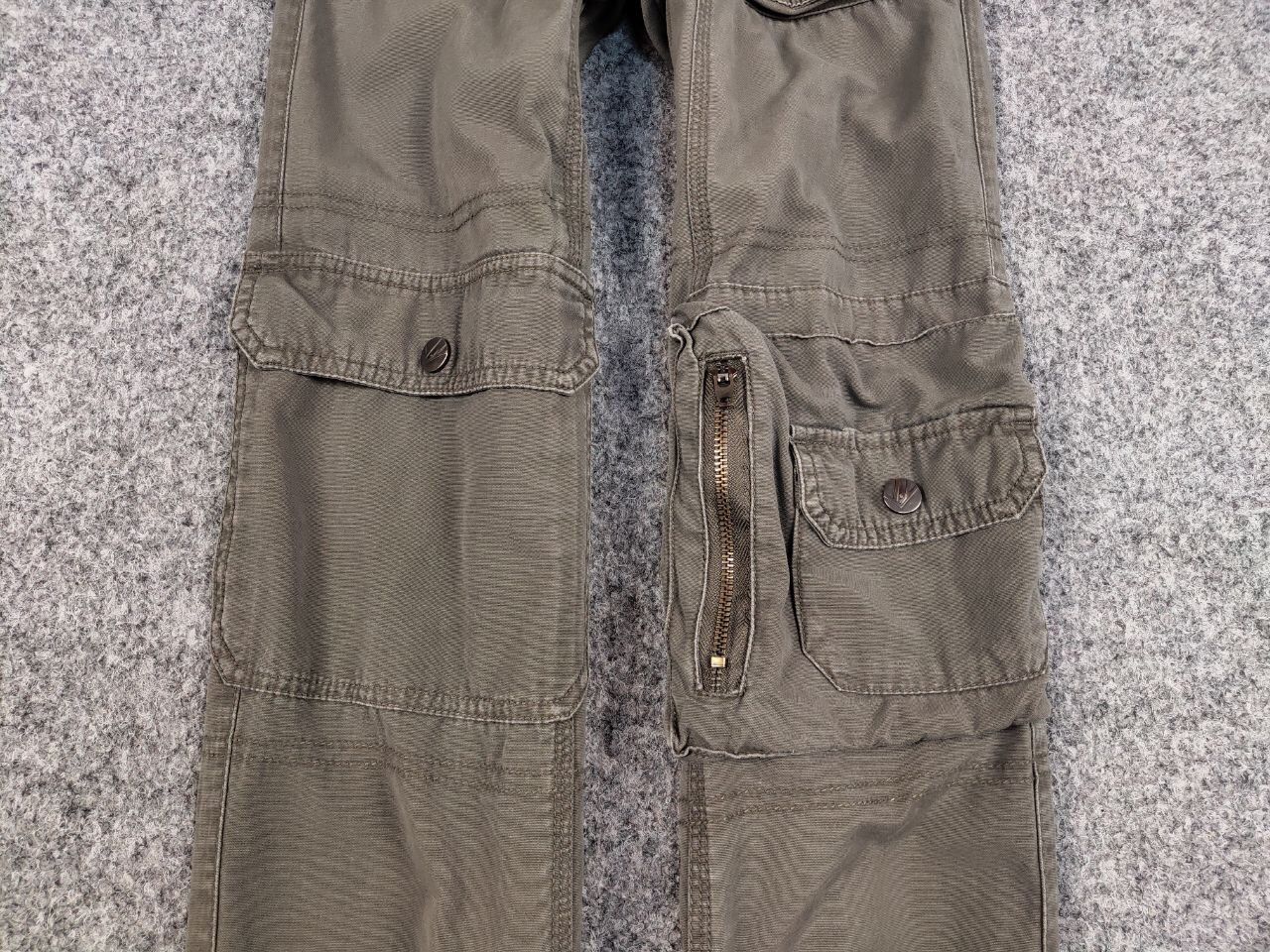 Japanese Brand Vintage 90's Cargo Pants Travis Scott Japan Zip Pocket Size US 34 / EU 50 - 9 Thumbnail