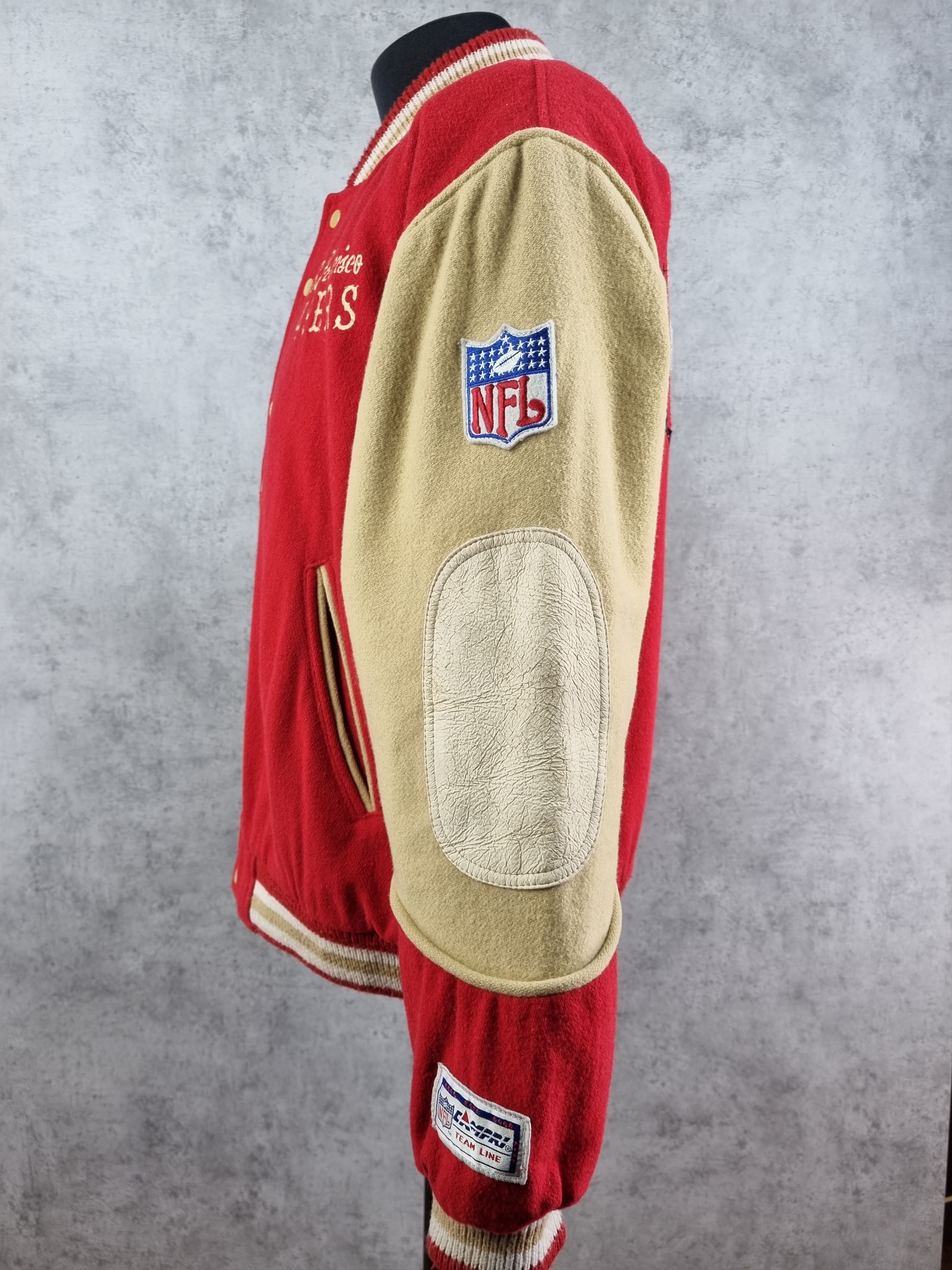 NFL × Vintage 90s Wool Rare 49Ers CAMPRI Varsity Jacket NFL Size US XL / EU 56 / 4 - 7 Thumbnail