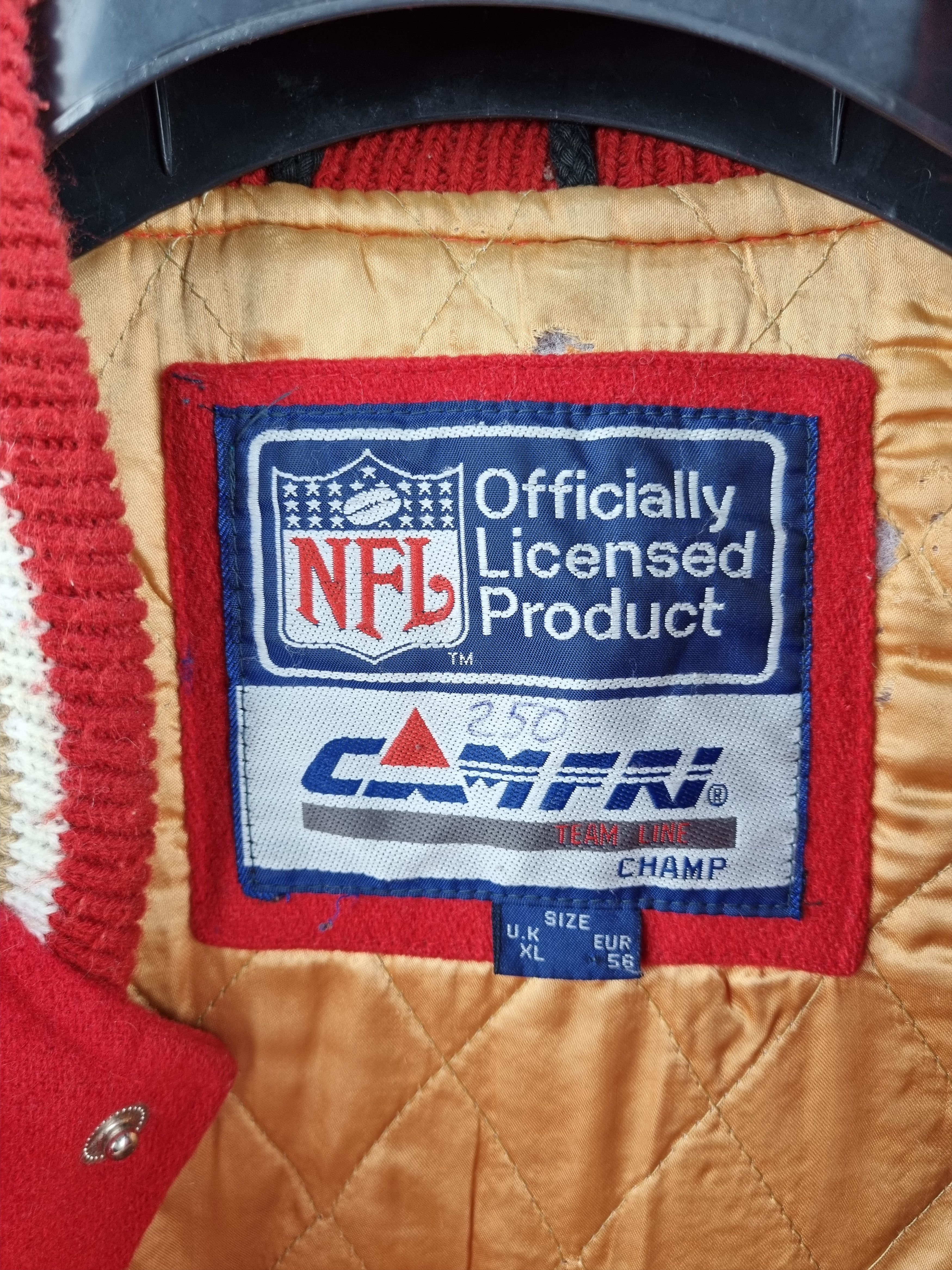 NFL × Vintage 90s Wool Rare 49Ers CAMPRI Varsity Jacket NFL Size US XL / EU 56 / 4 - 3 Thumbnail