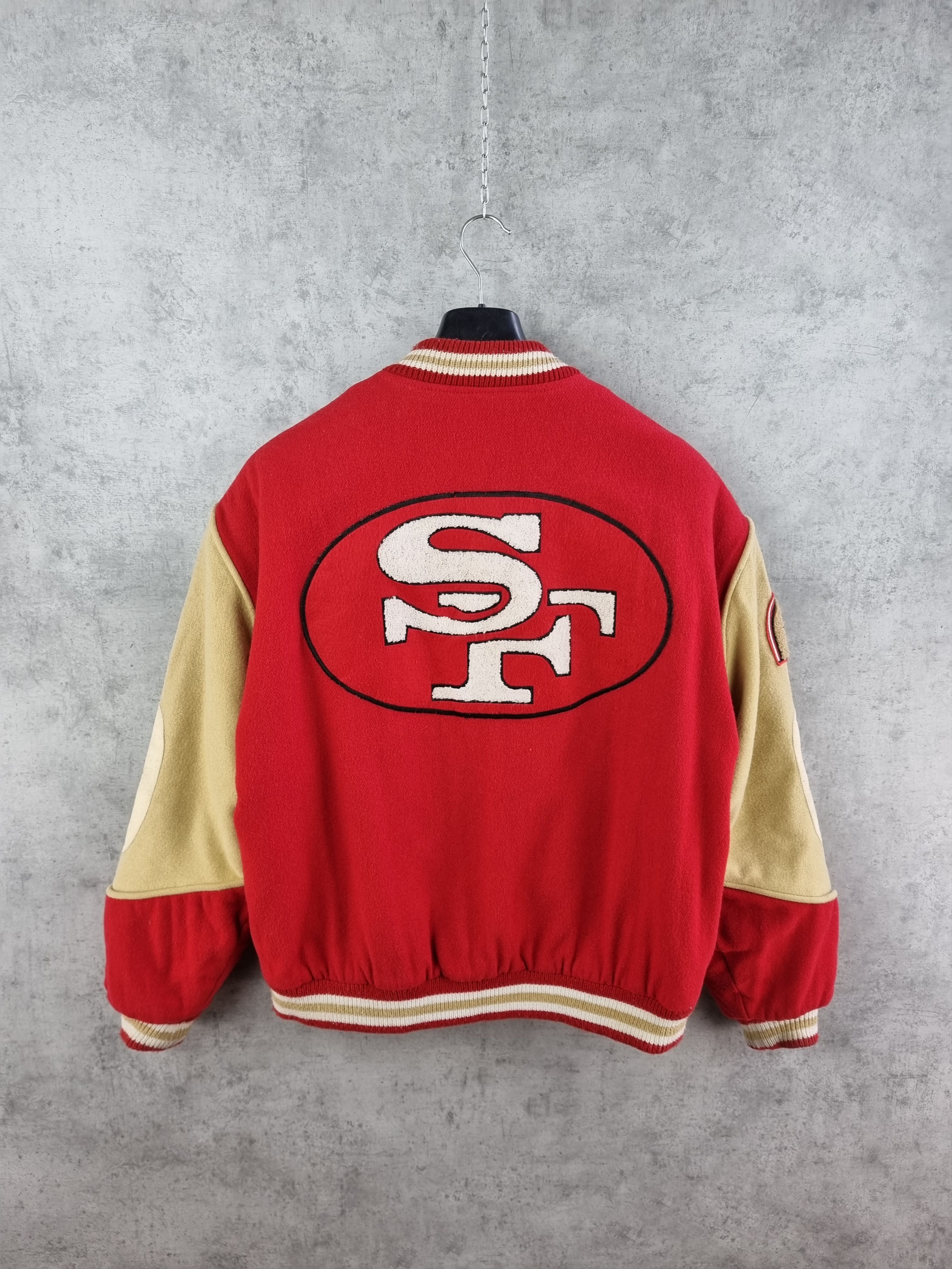 NFL × Vintage 90s Wool Rare 49Ers CAMPRI Varsity Jacket NFL Size US XL / EU 56 / 4 - 6 Thumbnail