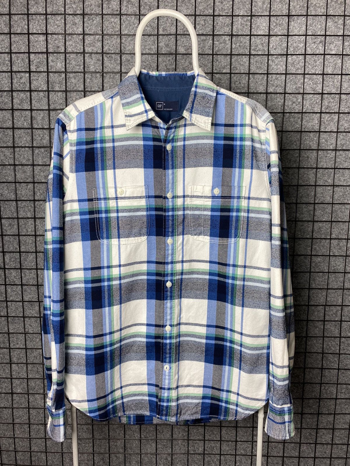 Gap Gap Vintage Button Up Long Sleeve Shirt Size M Size US M / EU 48-50 / 2 - 1 Thumbnail
