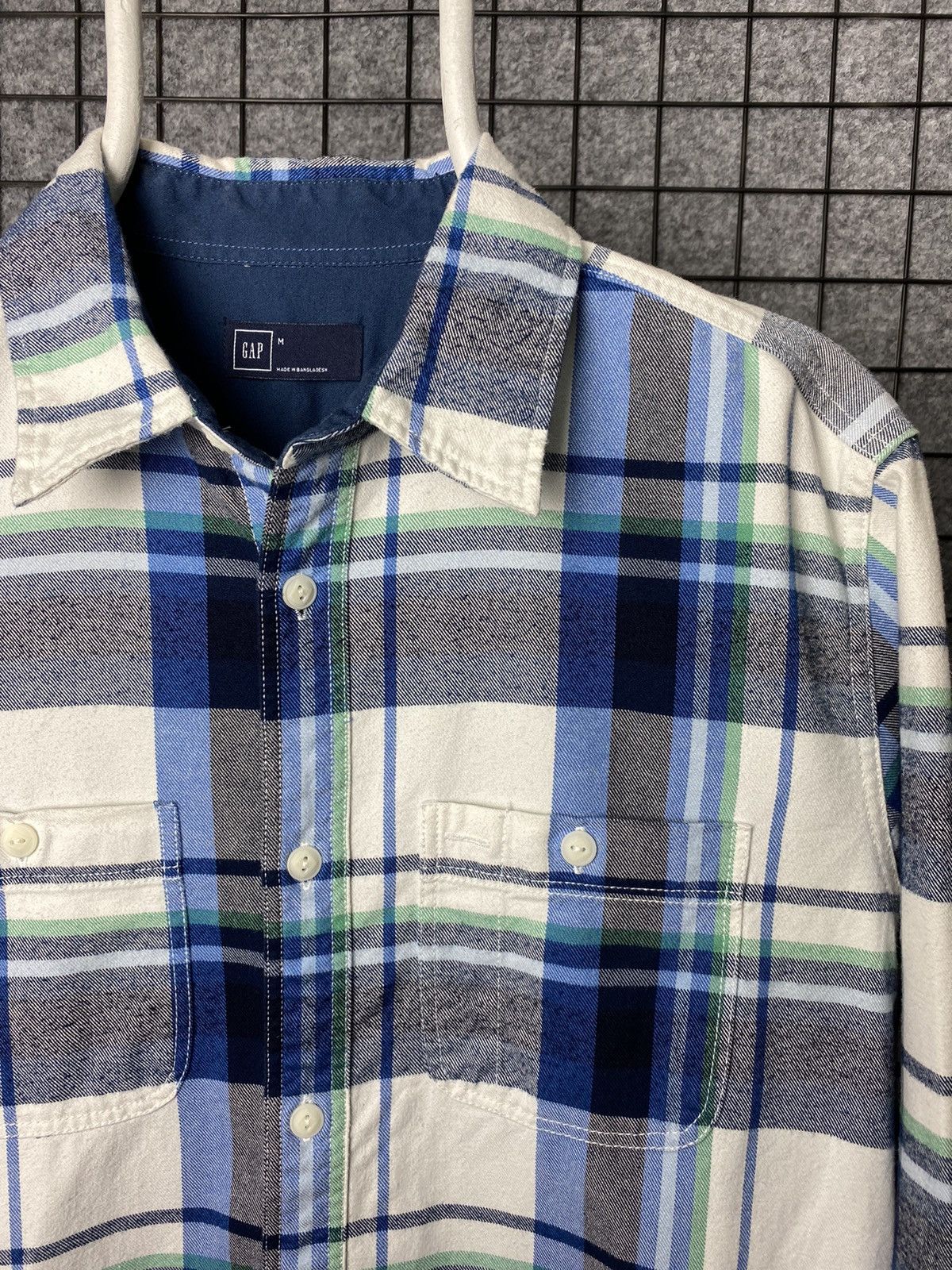 Gap Gap Vintage Button Up Long Sleeve Shirt Size M Size US M / EU 48-50 / 2 - 2 Thumbnail