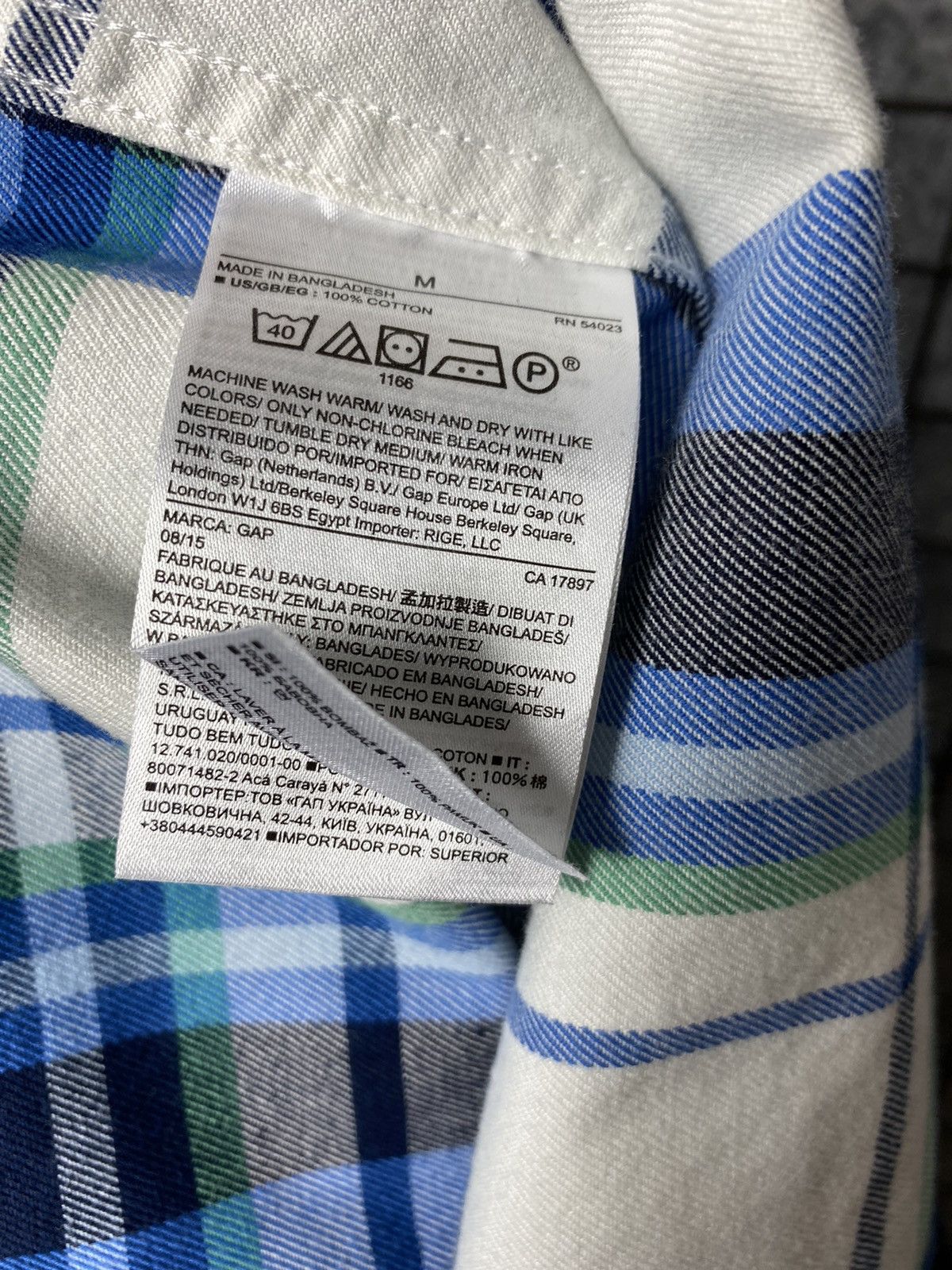 Gap Gap Vintage Button Up Long Sleeve Shirt Size M Size US M / EU 48-50 / 2 - 5 Thumbnail