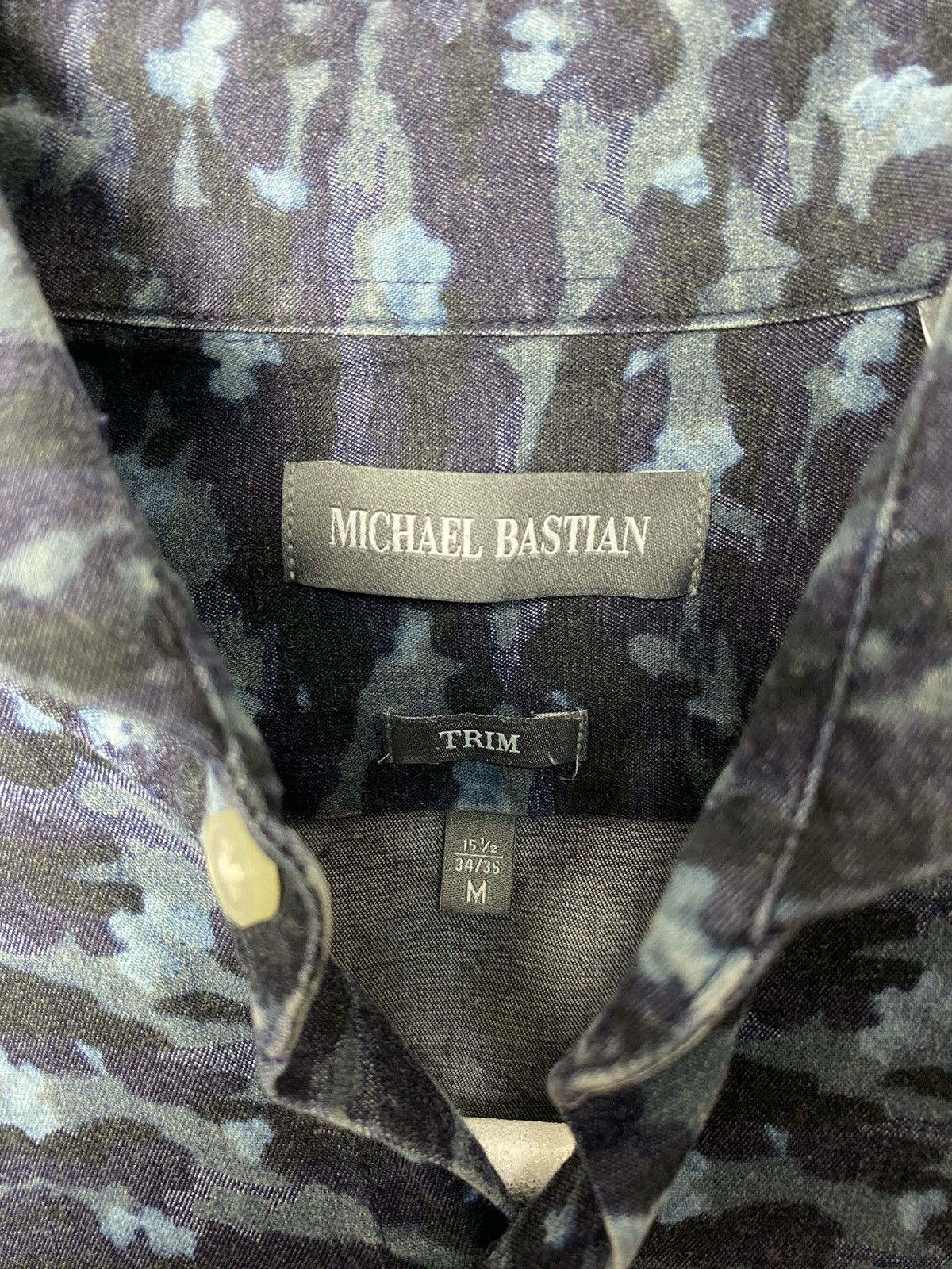 Vintage Michael Bastian Camo Print Button Up Long Sleeve Shirt SizeM Size US M / EU 48-50 / 2 - 3 Thumbnail