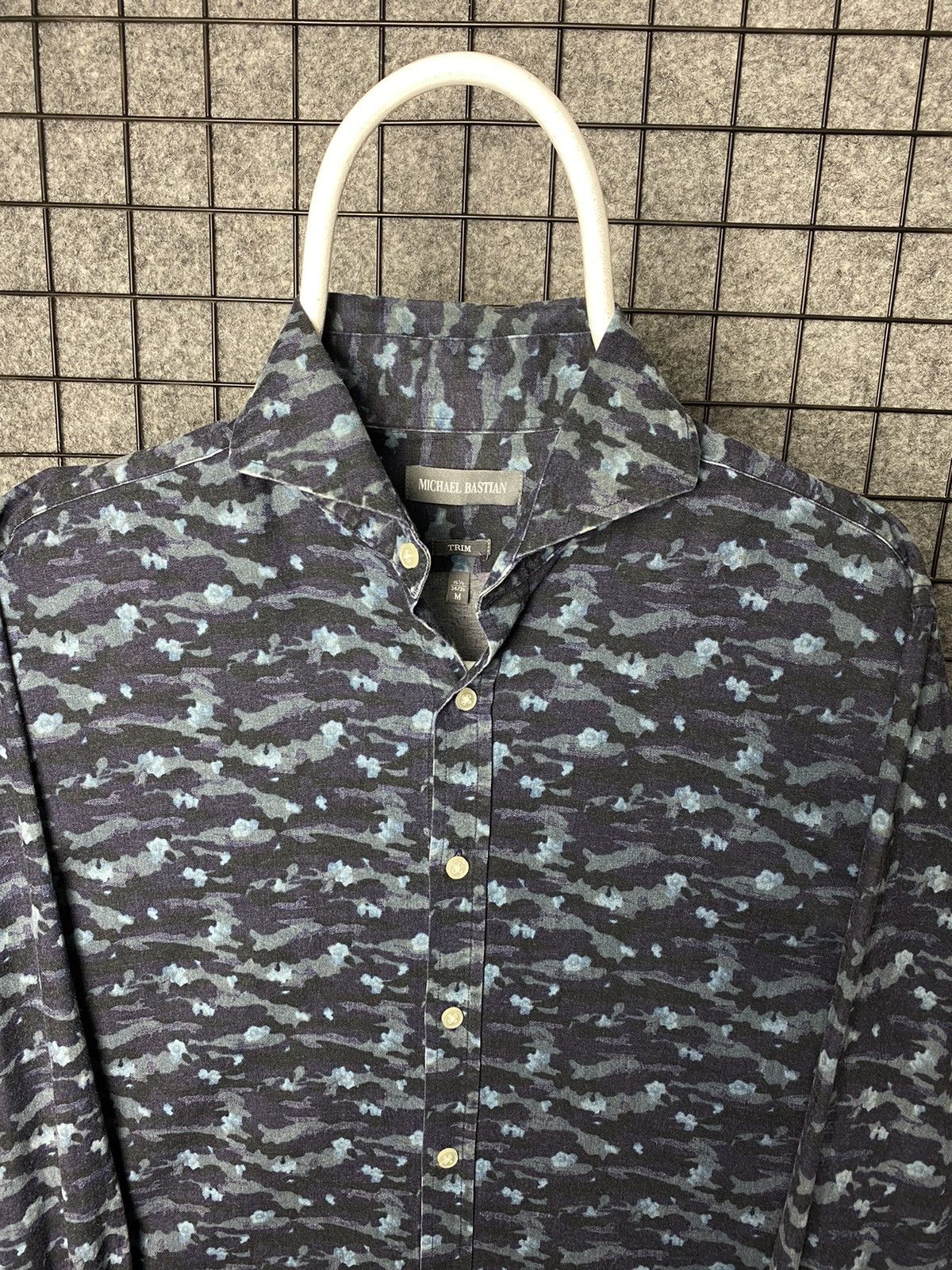 Vintage Michael Bastian Camo Print Button Up Long Sleeve Shirt SizeM Size US M / EU 48-50 / 2 - 2 Thumbnail