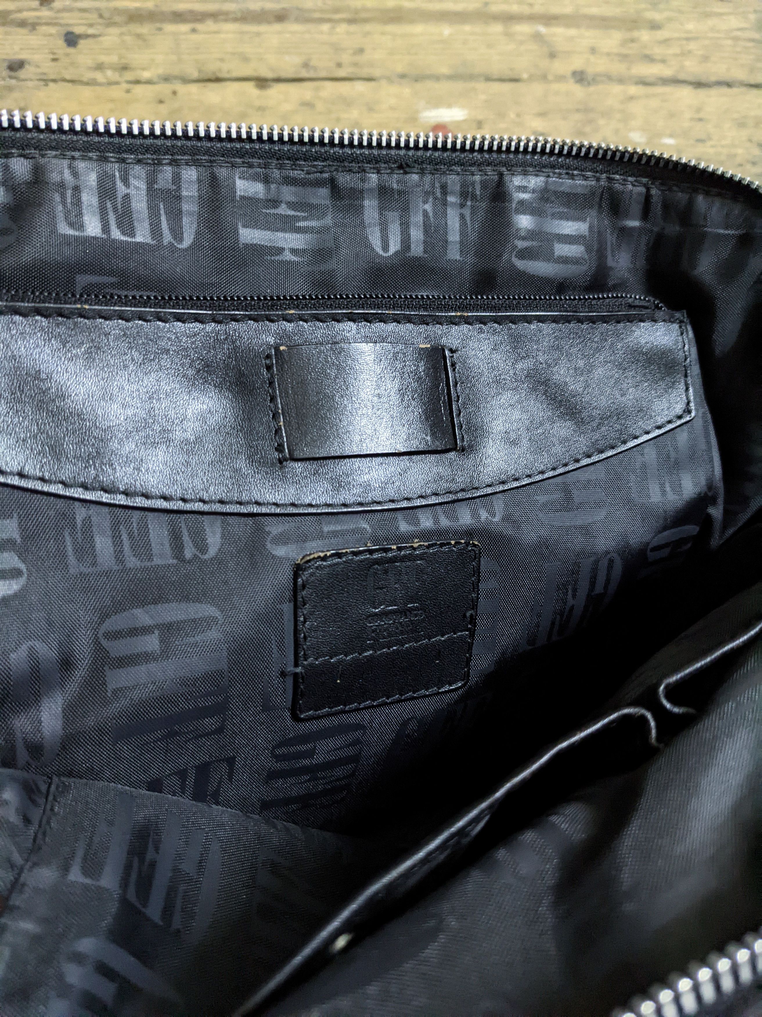 Gianfranco Ferre × Vintage 00s Gianfranco Ferre GFF Monogram Hand Bag Size ONE SIZE - 11 Thumbnail