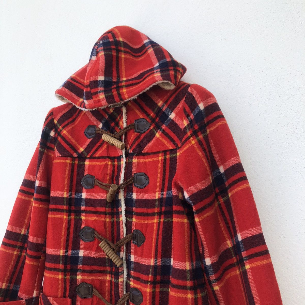 Japanese Brand Wool Jacket Tartan Punk Design Size US M / EU 48-50 / 2 - 2 Thumbnail