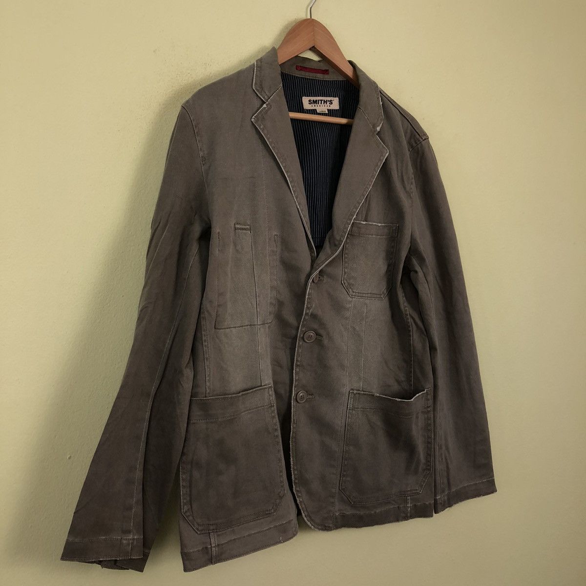 Japanese Brand 🔥90’s Hikory Chore Jacket Work Smith's America Size US L / EU 52-54 / 3 - 3 Thumbnail