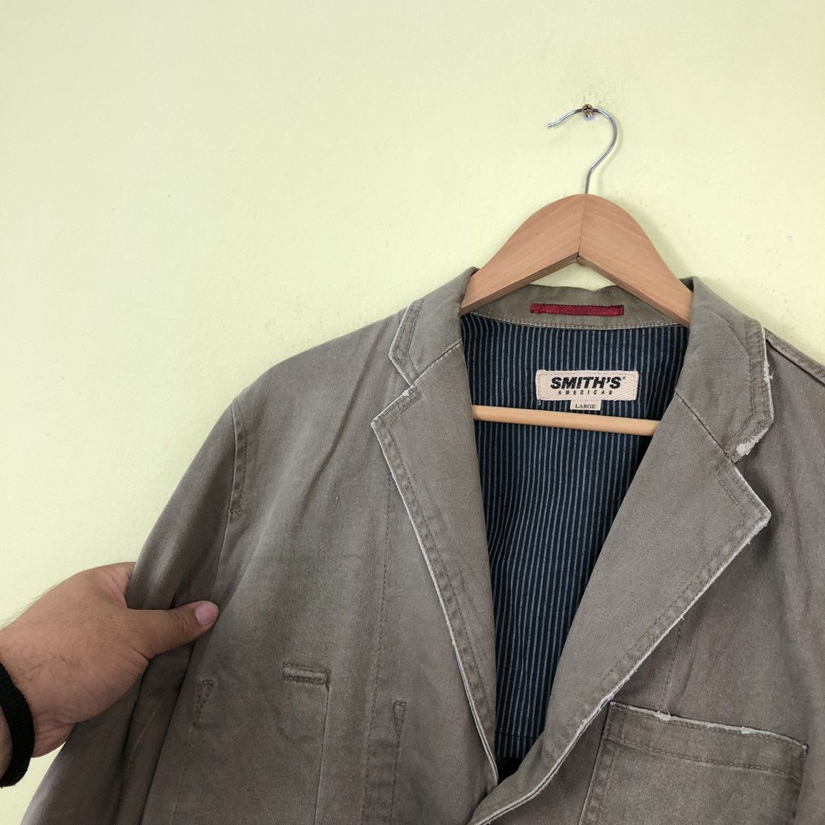 Japanese Brand 🔥90’s Hikory Chore Jacket Work Smith's America Size US L / EU 52-54 / 3 - 4 Thumbnail
