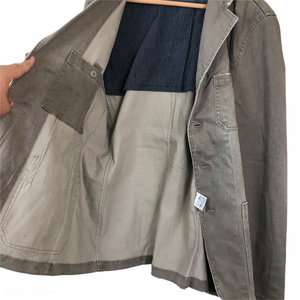 Japanese Brand 🔥90’s Hikory Chore Jacket Work Smith's America Size US L / EU 52-54 / 3 - 2 Thumbnail