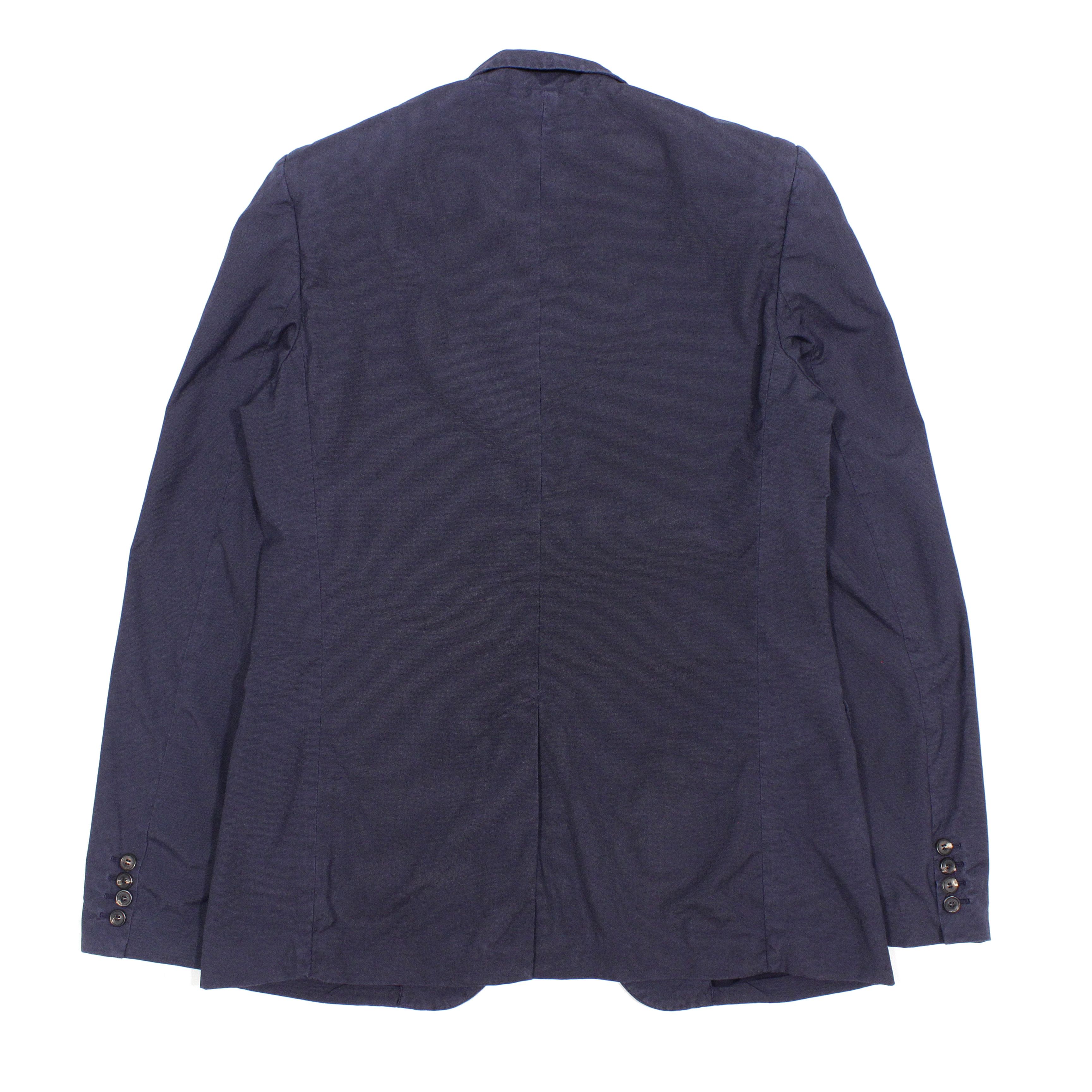 Maison Margiela Distressed Slim Fit Washed Blazer 52 Size Size 52R - 2 Thumbnail