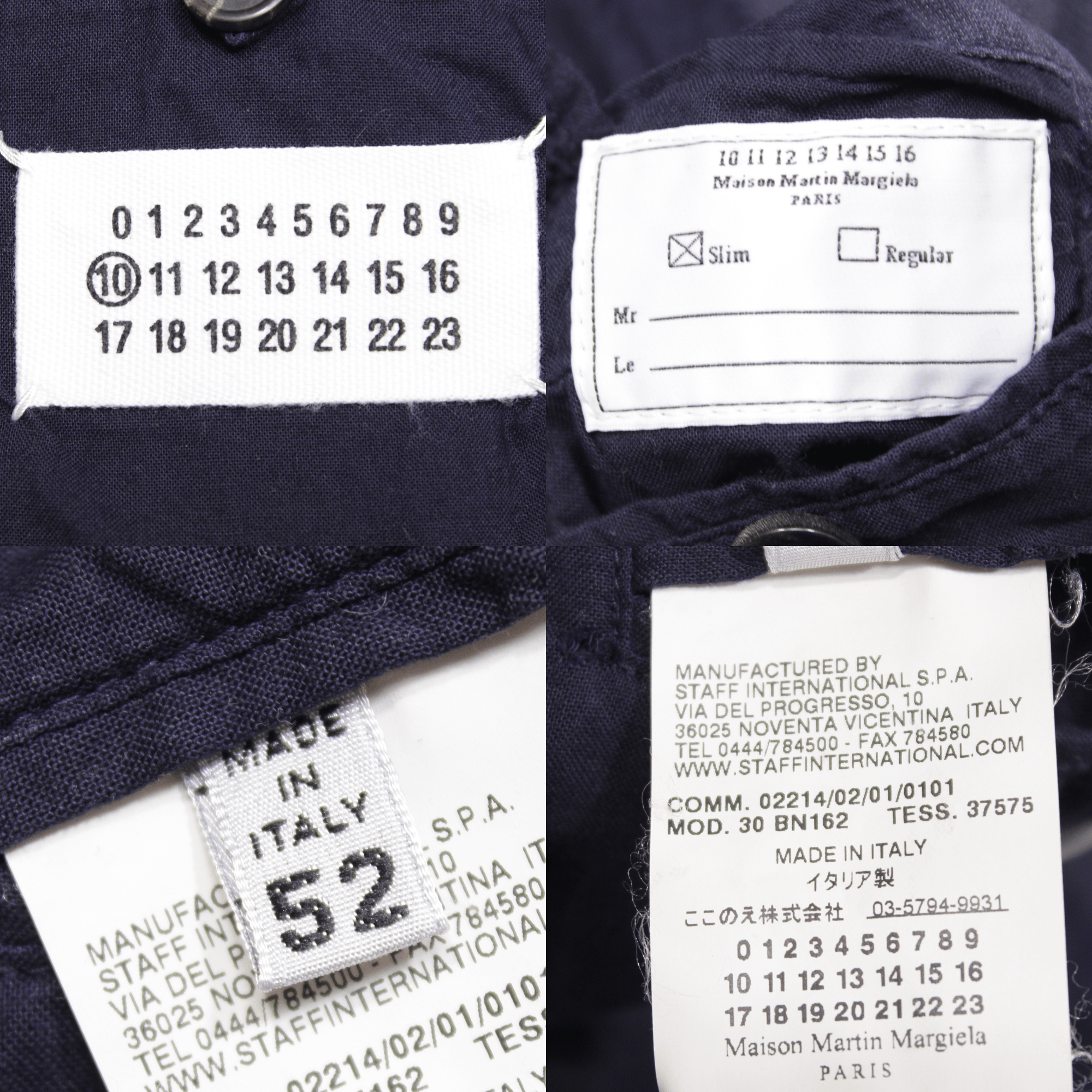 Maison Margiela Distressed Slim Fit Washed Blazer 52 Size Size 52R - 10 Thumbnail