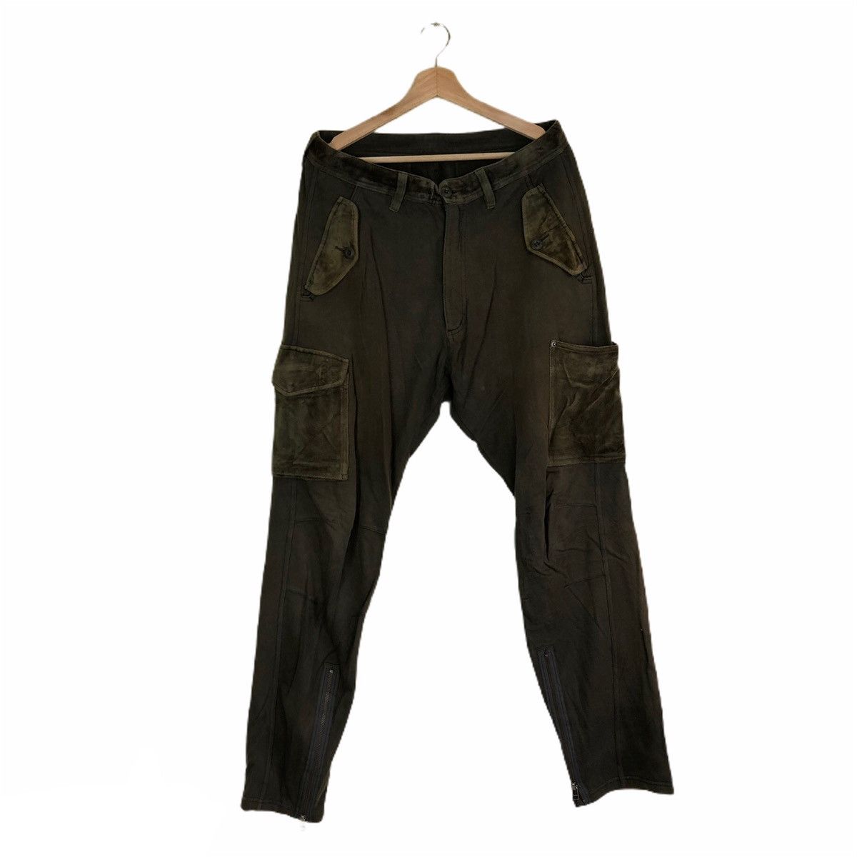 Japanese Brand JPEGG Cargo Pants Military Design Multi Pocket Size US 33 - 1 Thumbnail