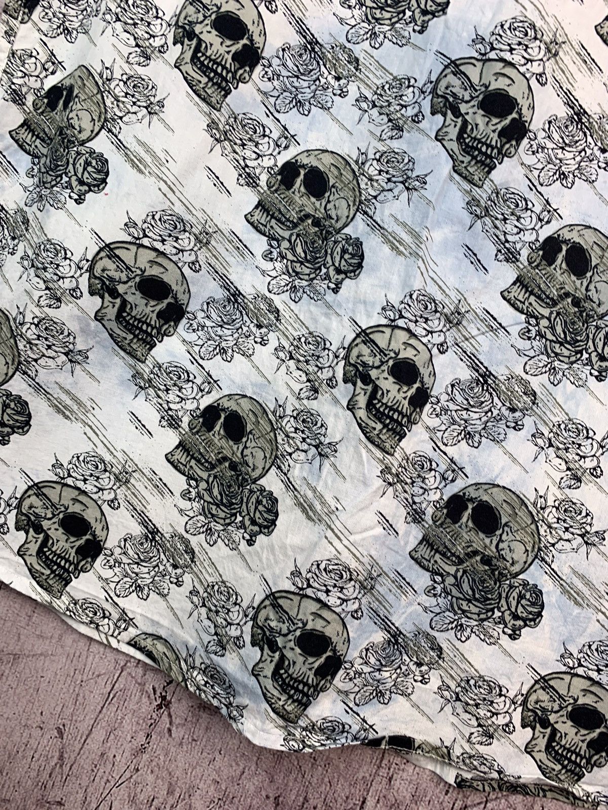 Other Vintage Crazy Skull Mens Shirt Size US XL / EU 56 / 4 - 6 Thumbnail