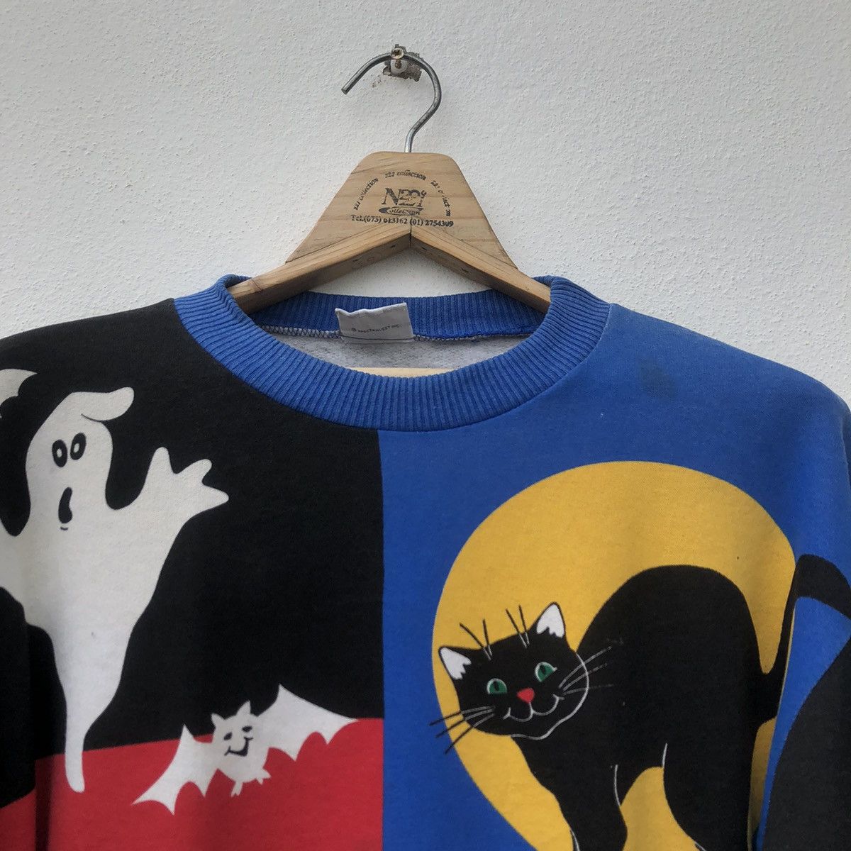 Vintage Fullprint Overprint Sweatshirt Inspired by Batman Theme Size US M / EU 48-50 / 2 - 3 Thumbnail