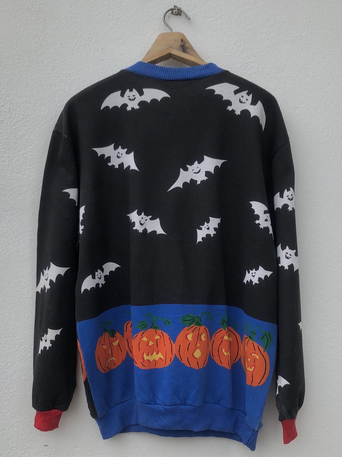 Vintage Fullprint Overprint Sweatshirt Inspired by Batman Theme Size US M / EU 48-50 / 2 - 9 Thumbnail