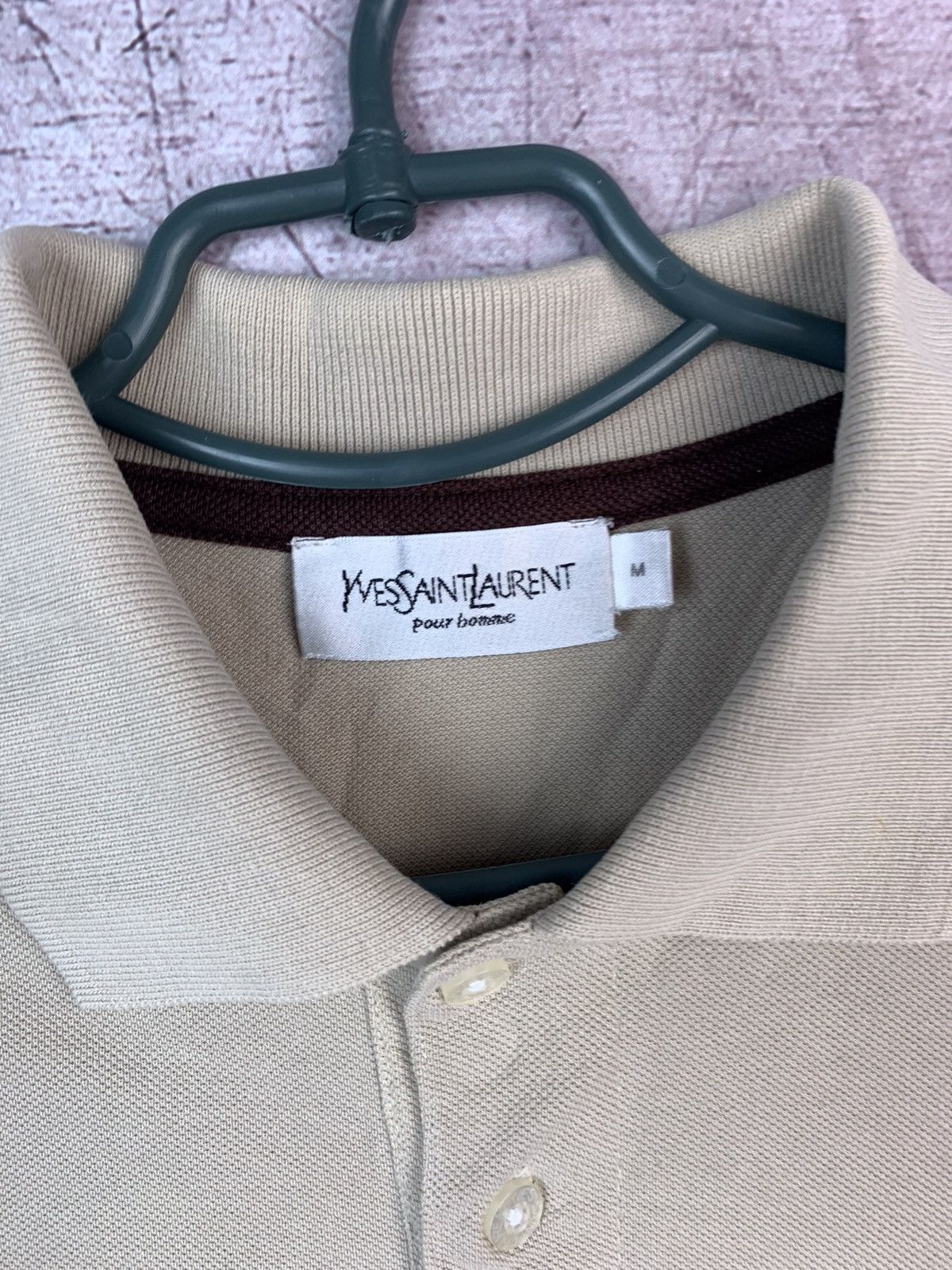 Vintage × Yves Saint Laurent Vintage Yves Saint Laurent Polo Shirt Size US M / EU 48-50 / 2 - 5 Thumbnail