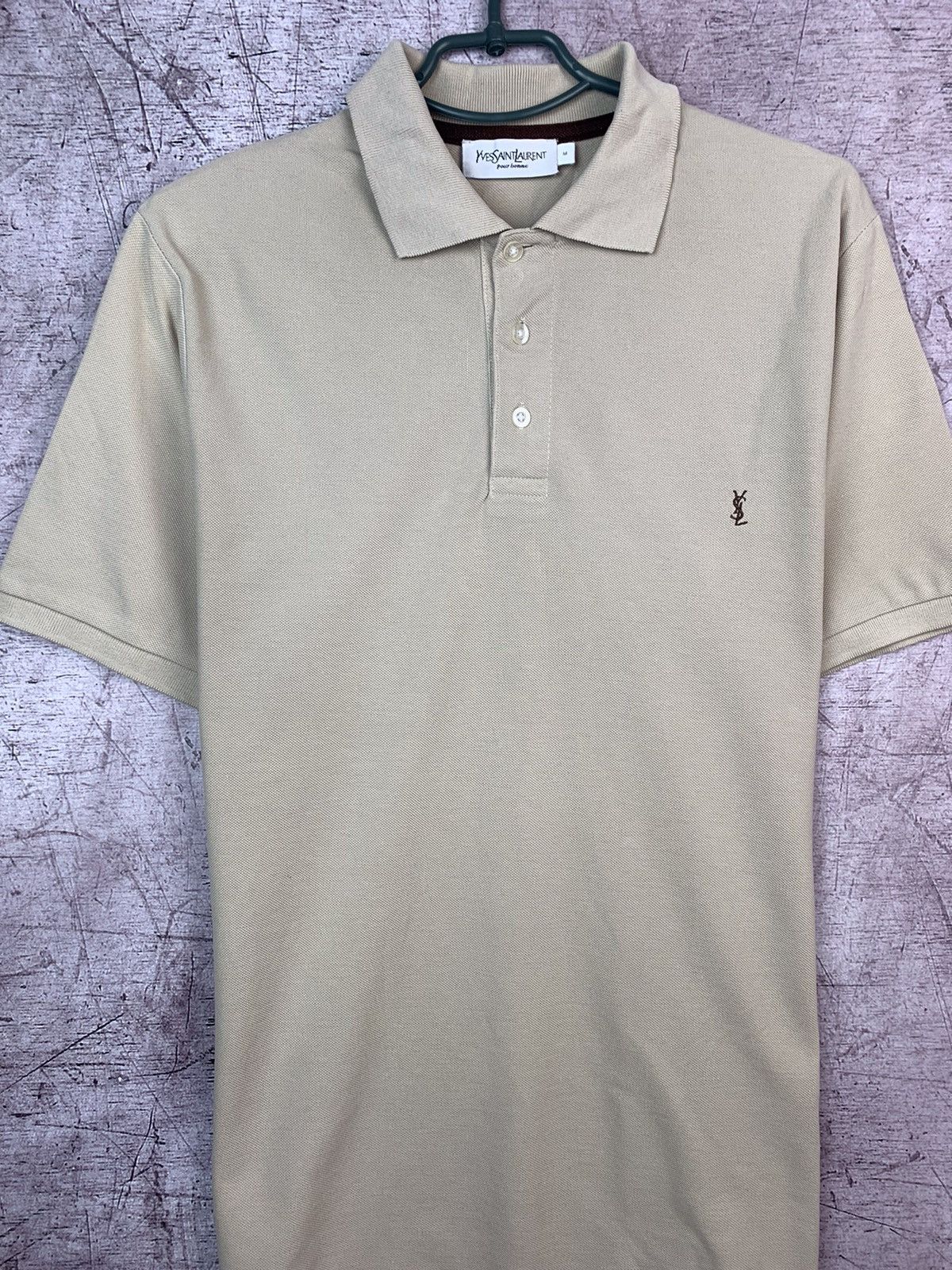 Vintage × Yves Saint Laurent Vintage Yves Saint Laurent Polo Shirt Size US M / EU 48-50 / 2 - 2 Thumbnail