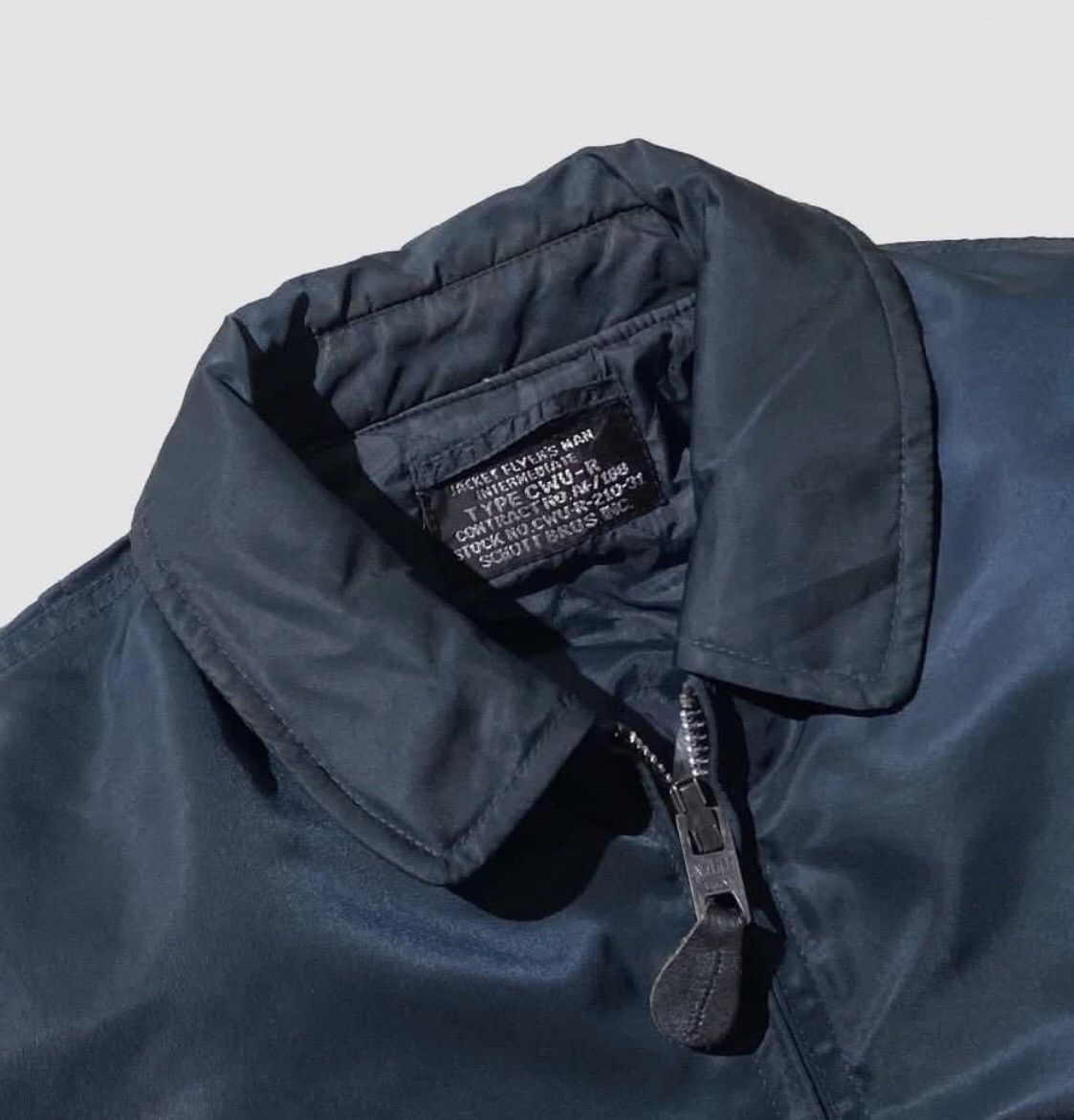 Schott 🔥Vtg Schott Bross Type CWU-R USAF Bomber Flight Jacket Size US L / EU 52-54 / 3 - 7 Thumbnail