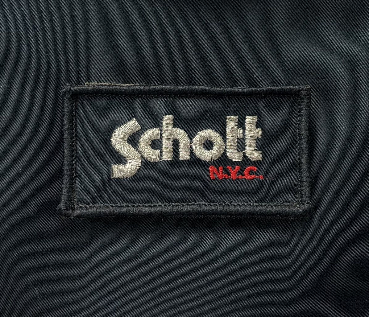 Schott 🔥Vtg Schott Bross Type CWU-R USAF Bomber Flight Jacket Size US L / EU 52-54 / 3 - 13 Thumbnail