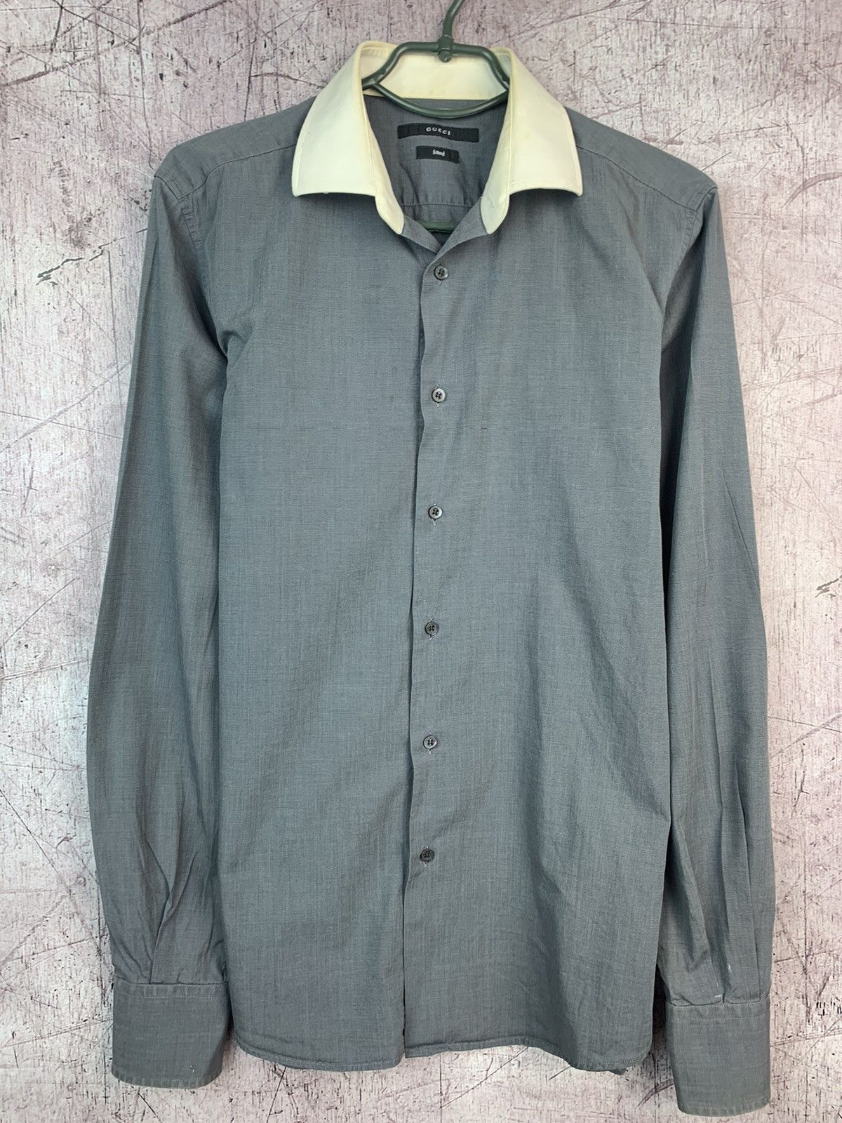 Gucci Vintage Gucci Mens Long Sleeve Shirt Size US M / EU 48-50 / 2 - 2 Thumbnail