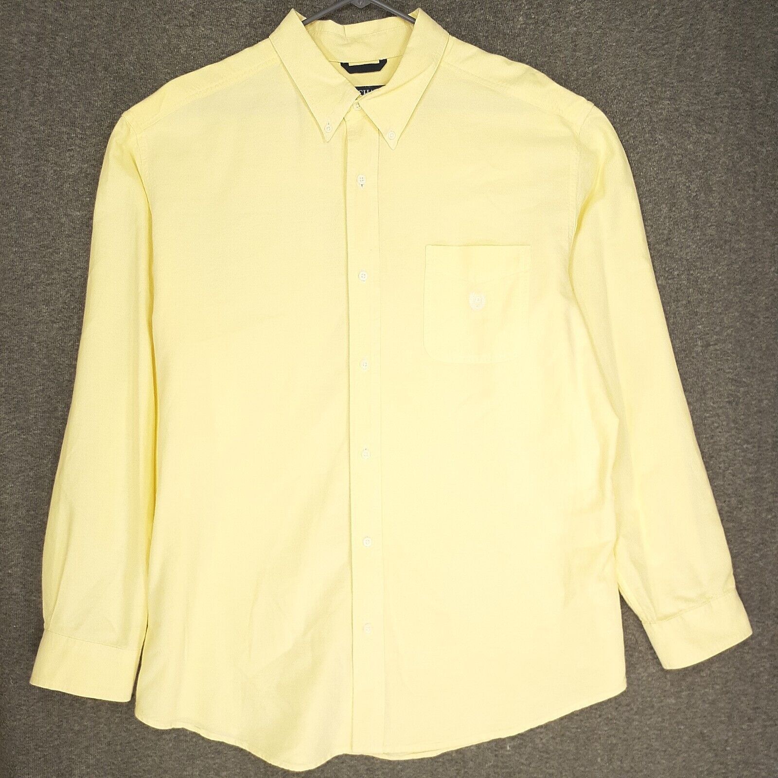 Chaps Chaps ralph lauren button up shirt Adult 2XL light yellow long ...