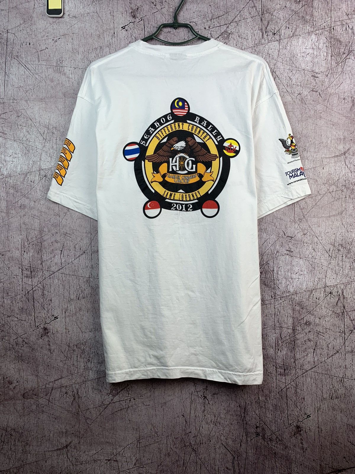 Harley Davidson × Vintage Vintage Harley Davidson T Shirt Size US XL / EU 56 / 4 - 2 Thumbnail