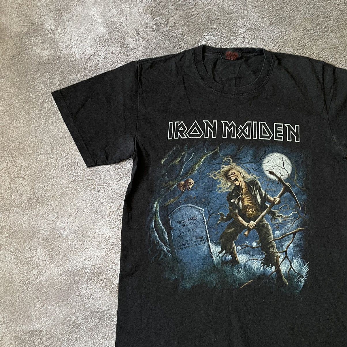 Vintage Vintage 90s Iron Maiden Band Tee Graphic Skeleton Grunge M Size US M / EU 48-50 / 2 - 4 Thumbnail