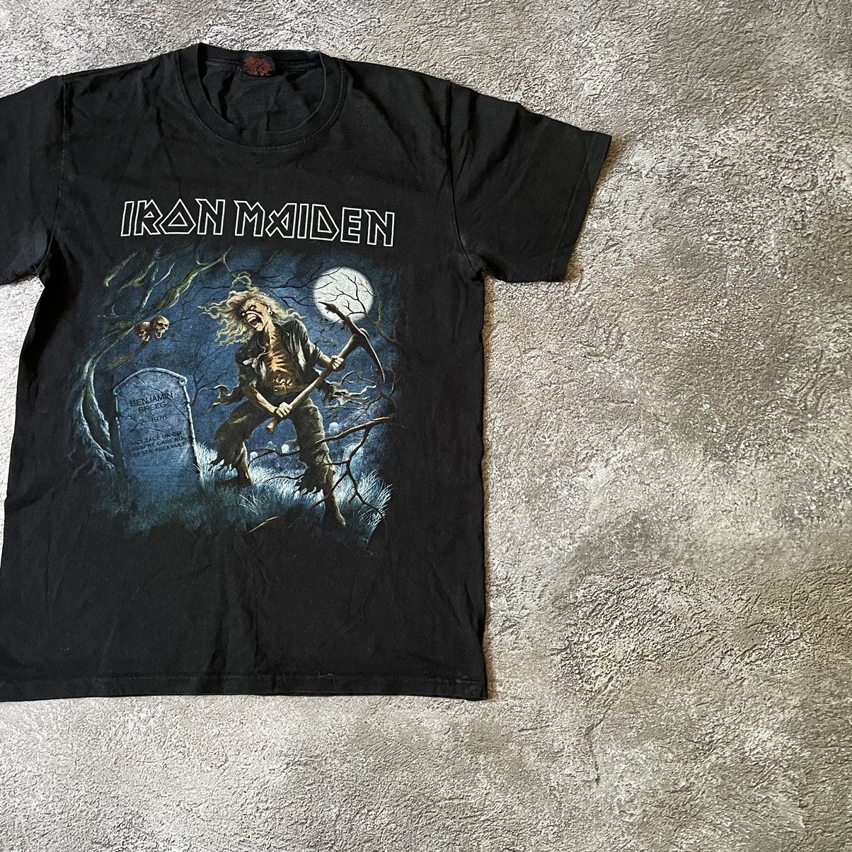 Vintage Vintage 90s Iron Maiden Band Tee Graphic Skeleton Grunge M Size US M / EU 48-50 / 2 - 3 Thumbnail