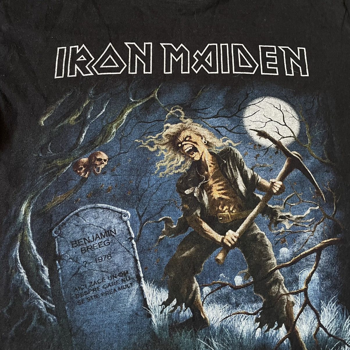 Vintage Vintage 90s Iron Maiden Band Tee Graphic Skeleton Grunge M Size US M / EU 48-50 / 2 - 7 Thumbnail