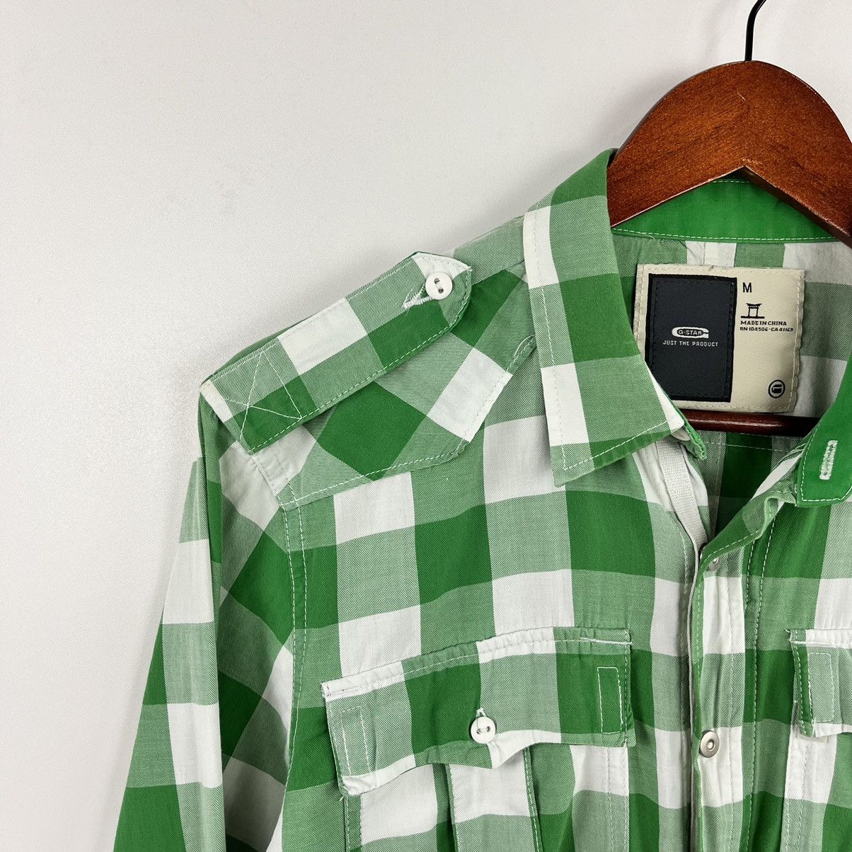 G-Star G-Star Raw New Gould Army Check Shirt Zip and Button Sz S/M Size US M / EU 48-50 / 2 - 6 Thumbnail