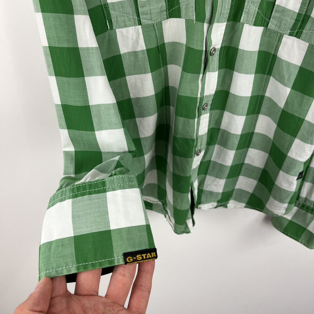 G-Star G-Star Raw New Gould Army Check Shirt Zip and Button Sz S/M Size US M / EU 48-50 / 2 - 8 Thumbnail