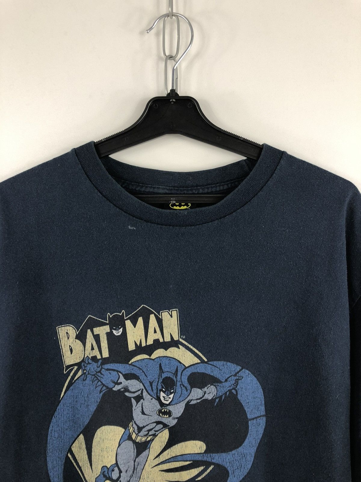 DC Comics × Vintage Vintage Batman T-Shirt Dc Comics Navy Big Logo Size L Size US L / EU 52-54 / 3 - 3 Thumbnail