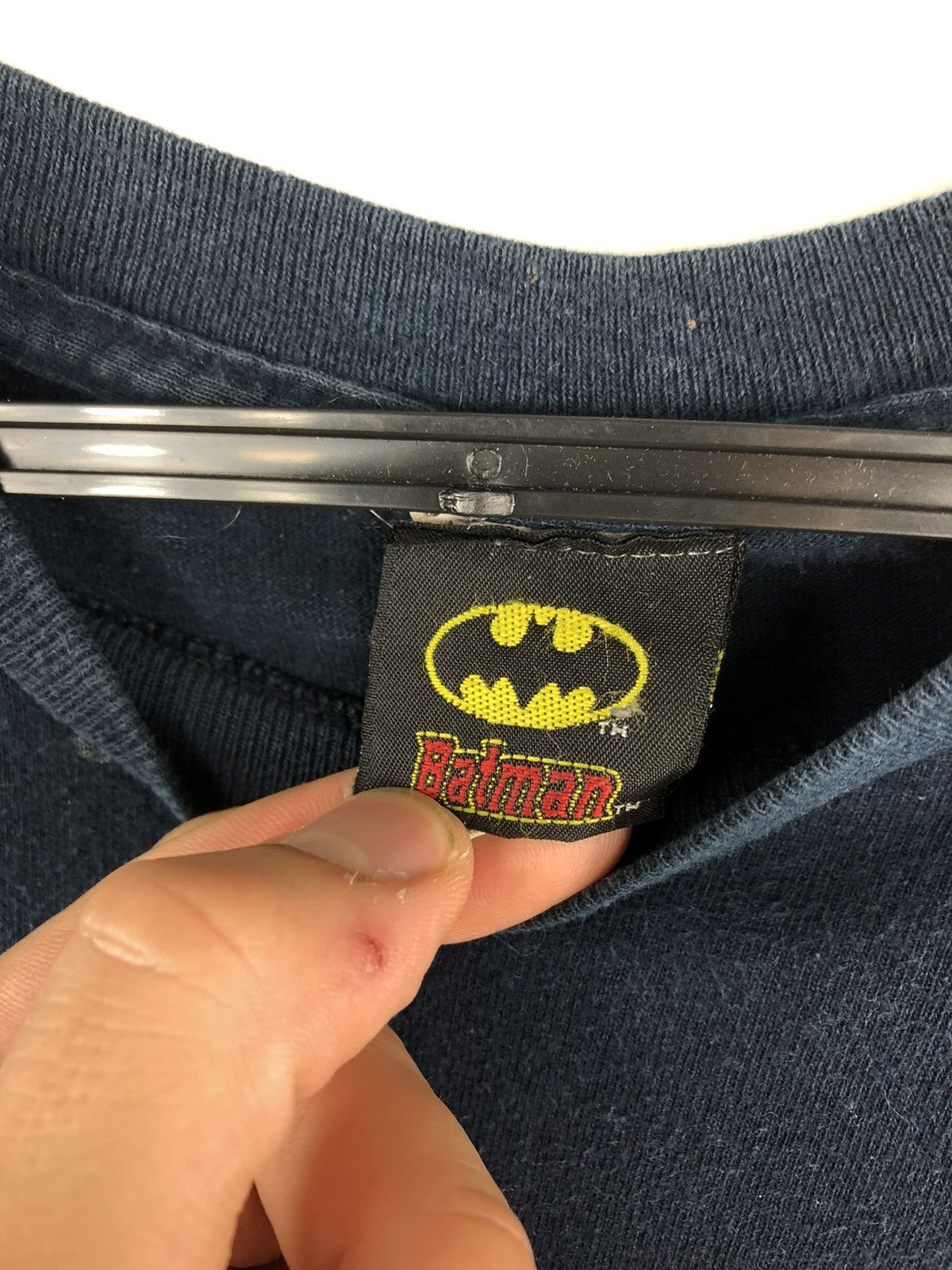 DC Comics × Vintage Vintage Batman T-Shirt Dc Comics Navy Big Logo Size L Size US L / EU 52-54 / 3 - 9 Thumbnail