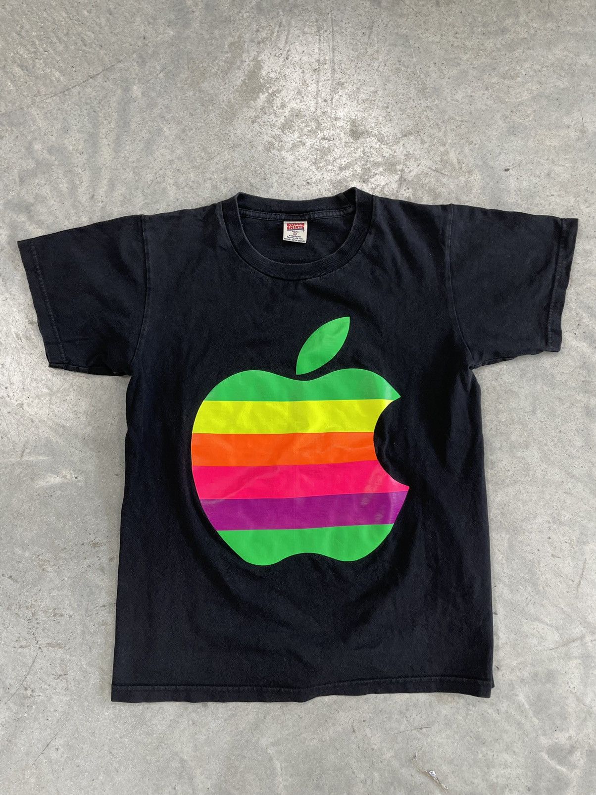 90s Apple Computers Logo Tee - Tops