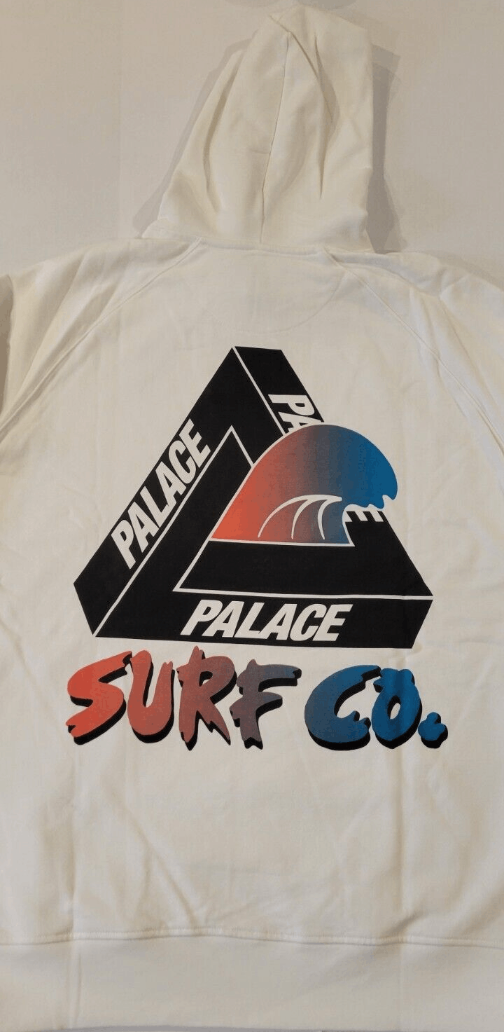 Palace 2024 white hoodie